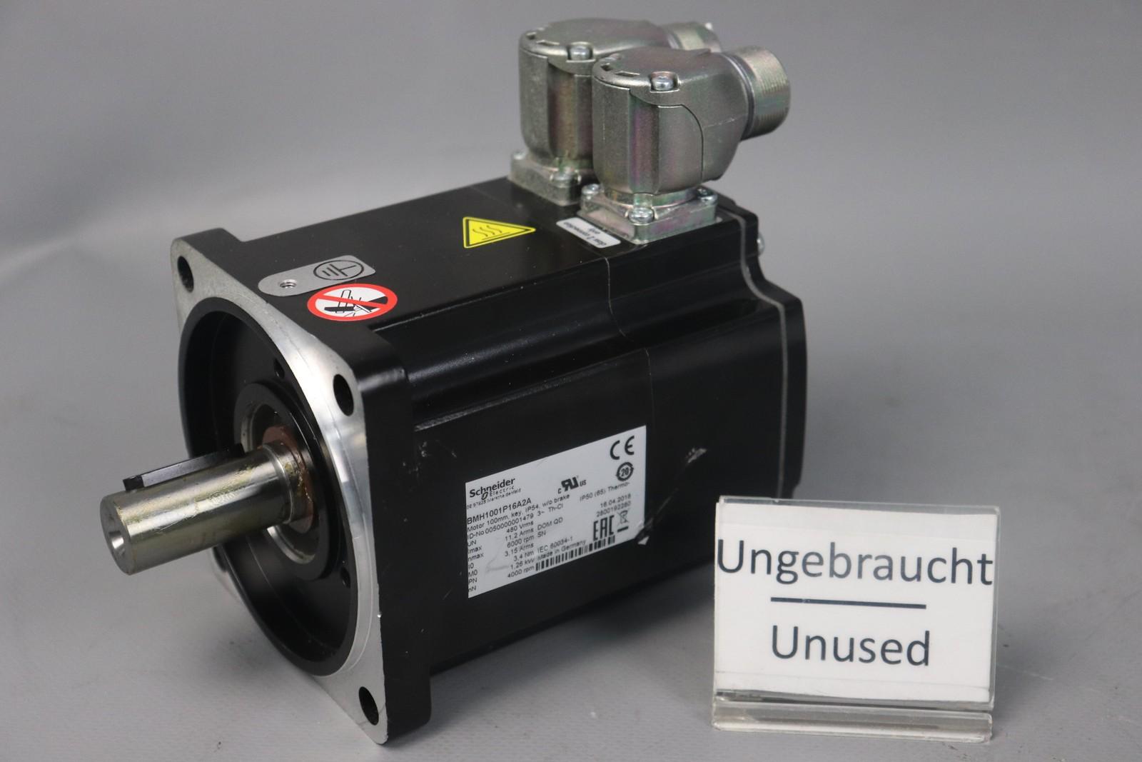 servo motor BMH, Lexium 32, 3.3Nm, 6000rpm, keyed shaft, without brake, IP54, 16bit encoder