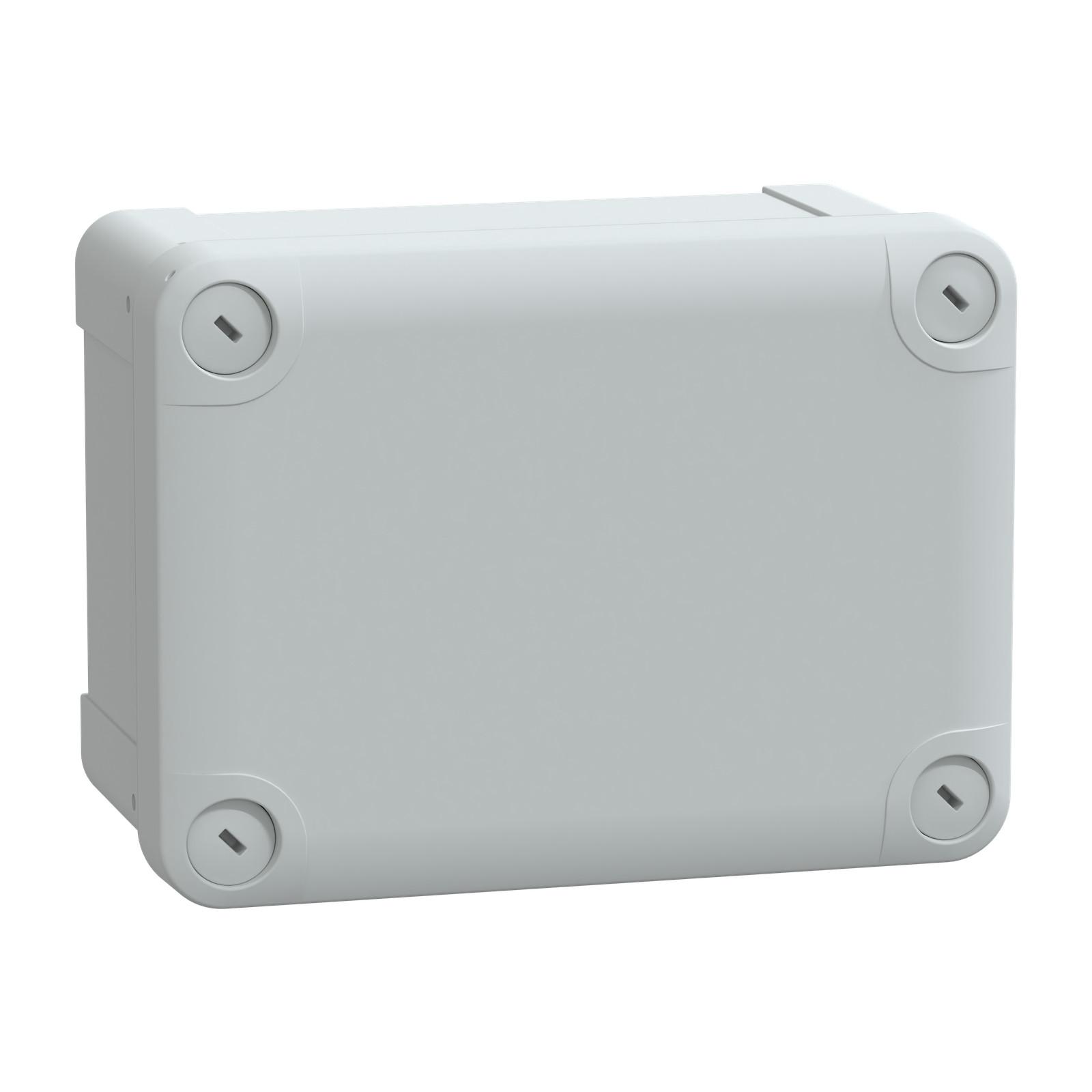 PC box IP66 IK08 RAL7035 Int.H150W105D80 Ext.H164W121D87 opaque PC cover H20