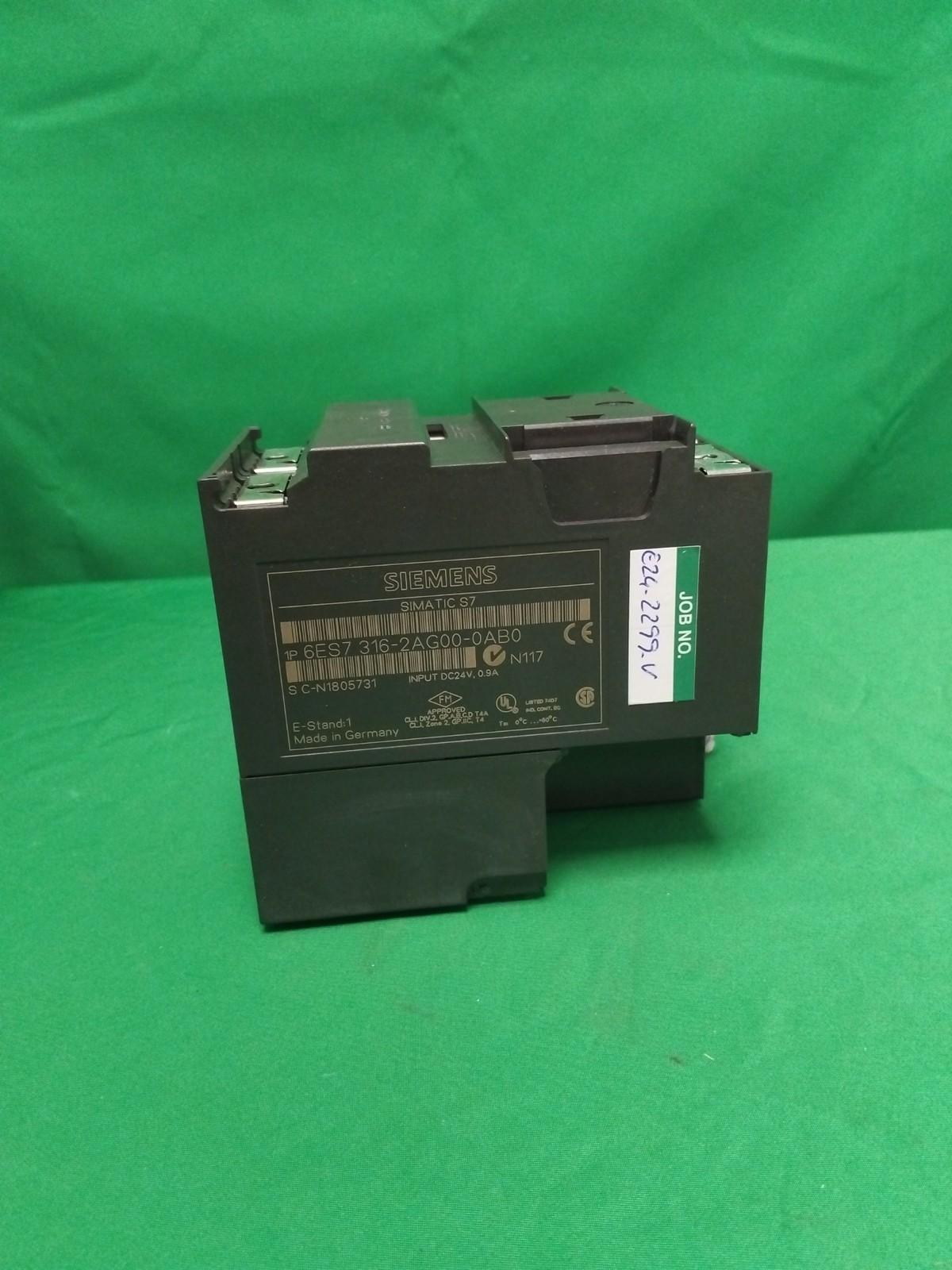 6ES7 316-2AG00-0AB0 6ES73162AG000AB0 SANS COUVERCLE