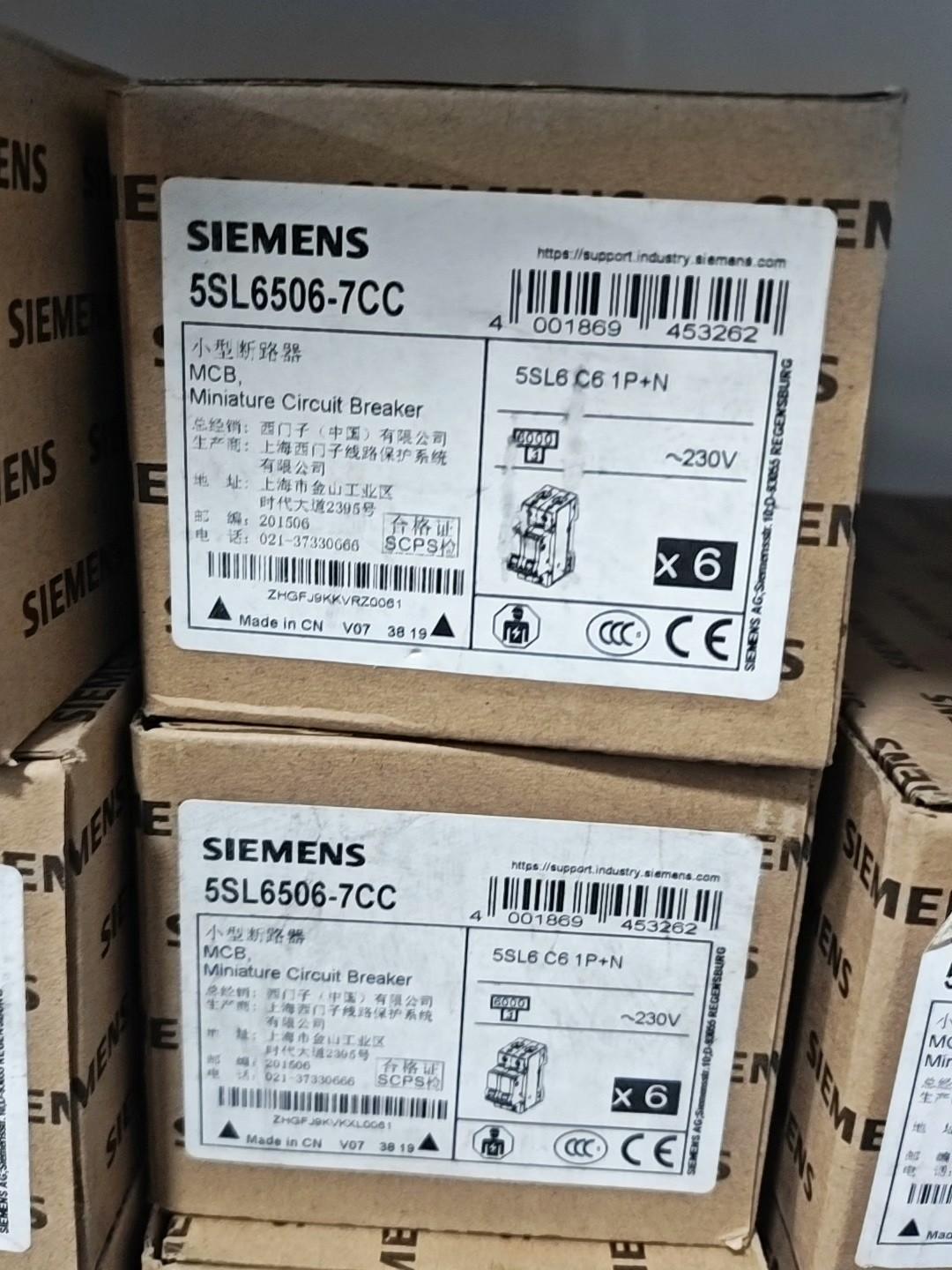 CIRCUIT BREAKER 230V, 6KA, 1+N P, C, 6A