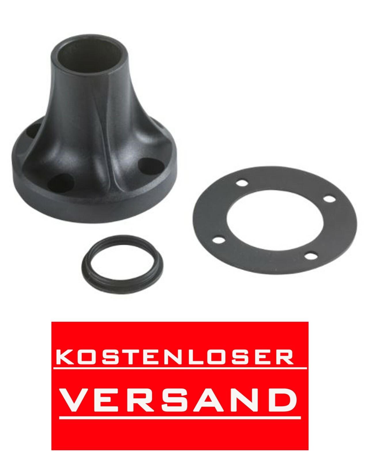 Fixing base, Harmony XVB, for modular tower lights, plastic, black, 70mm