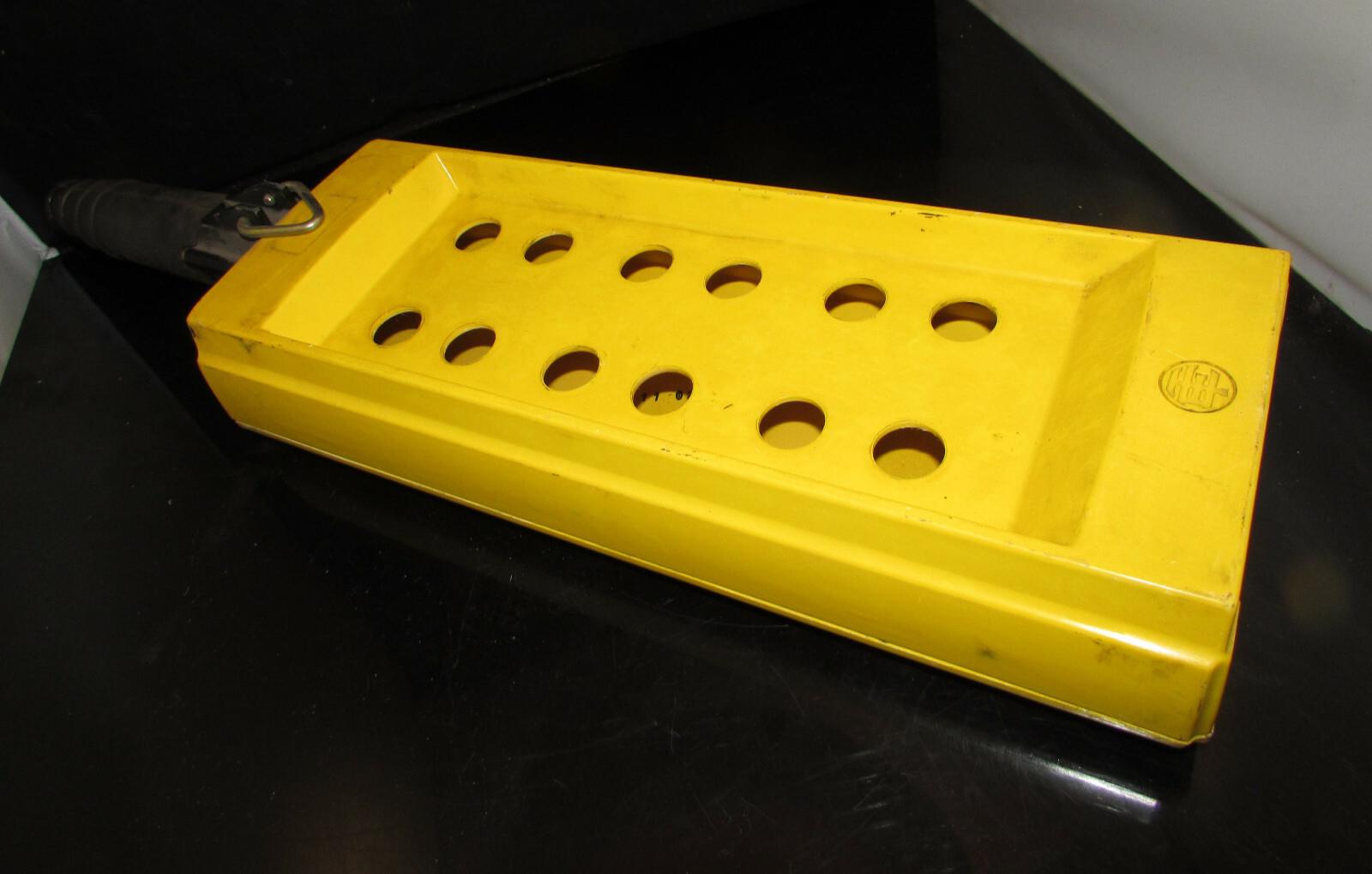 Empty pendant control station, Harmony XAC, plastic, yellow, 12 cut outs,for cable 10…22mm