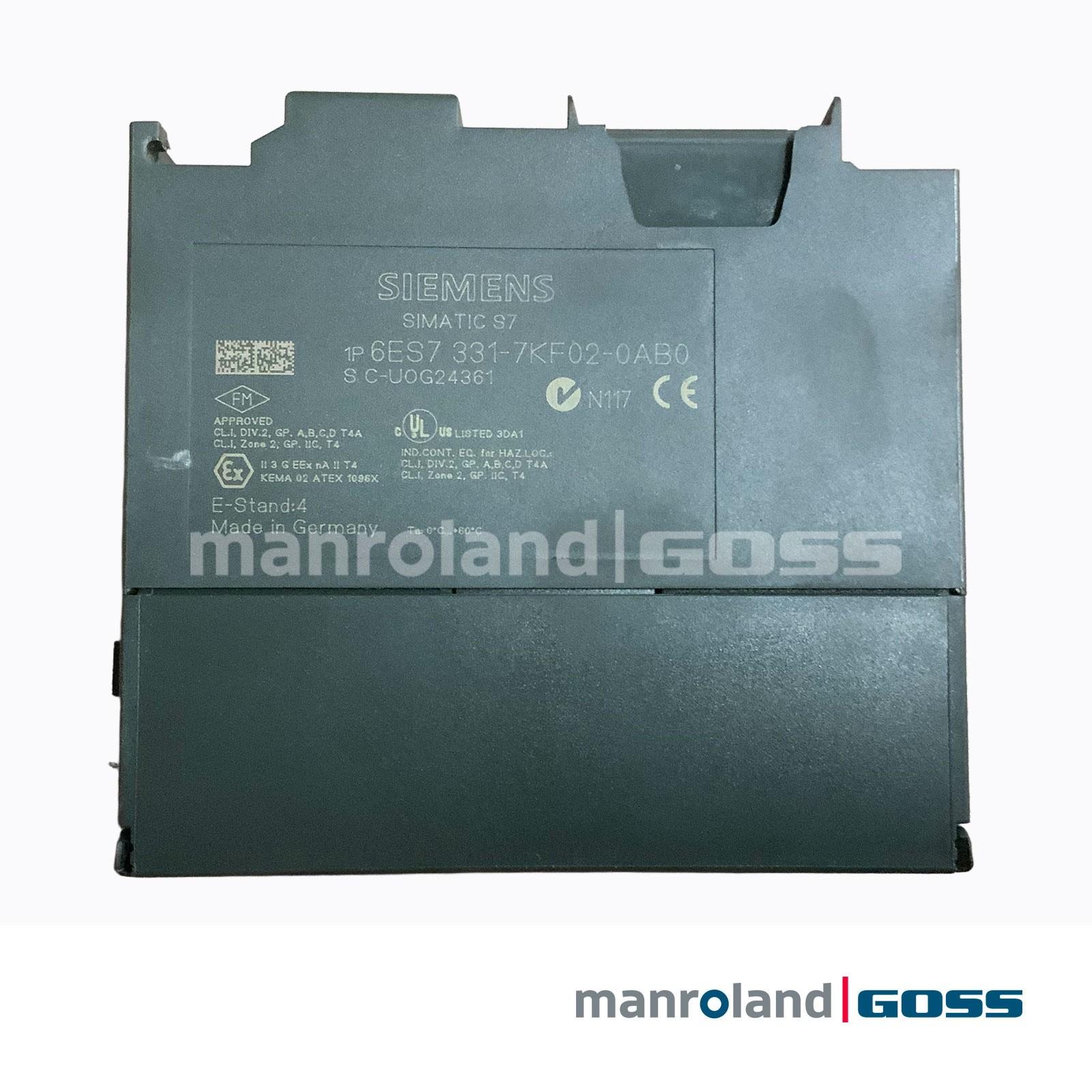 SIMATIC S7-300, ANALOG INPUT SM 331