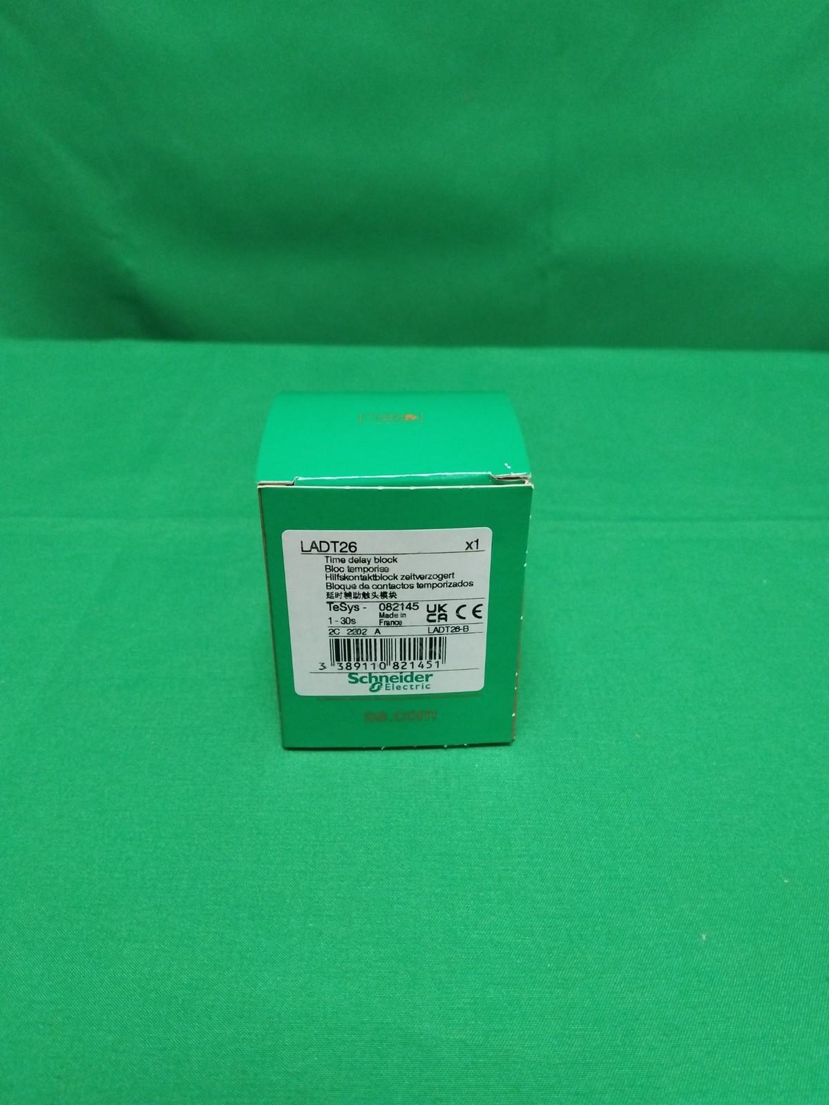 Time delay auxiliary contact block, TeSys Deca, 1NO + 1NC, on delay 1-30s, front, lugs-ring terminals