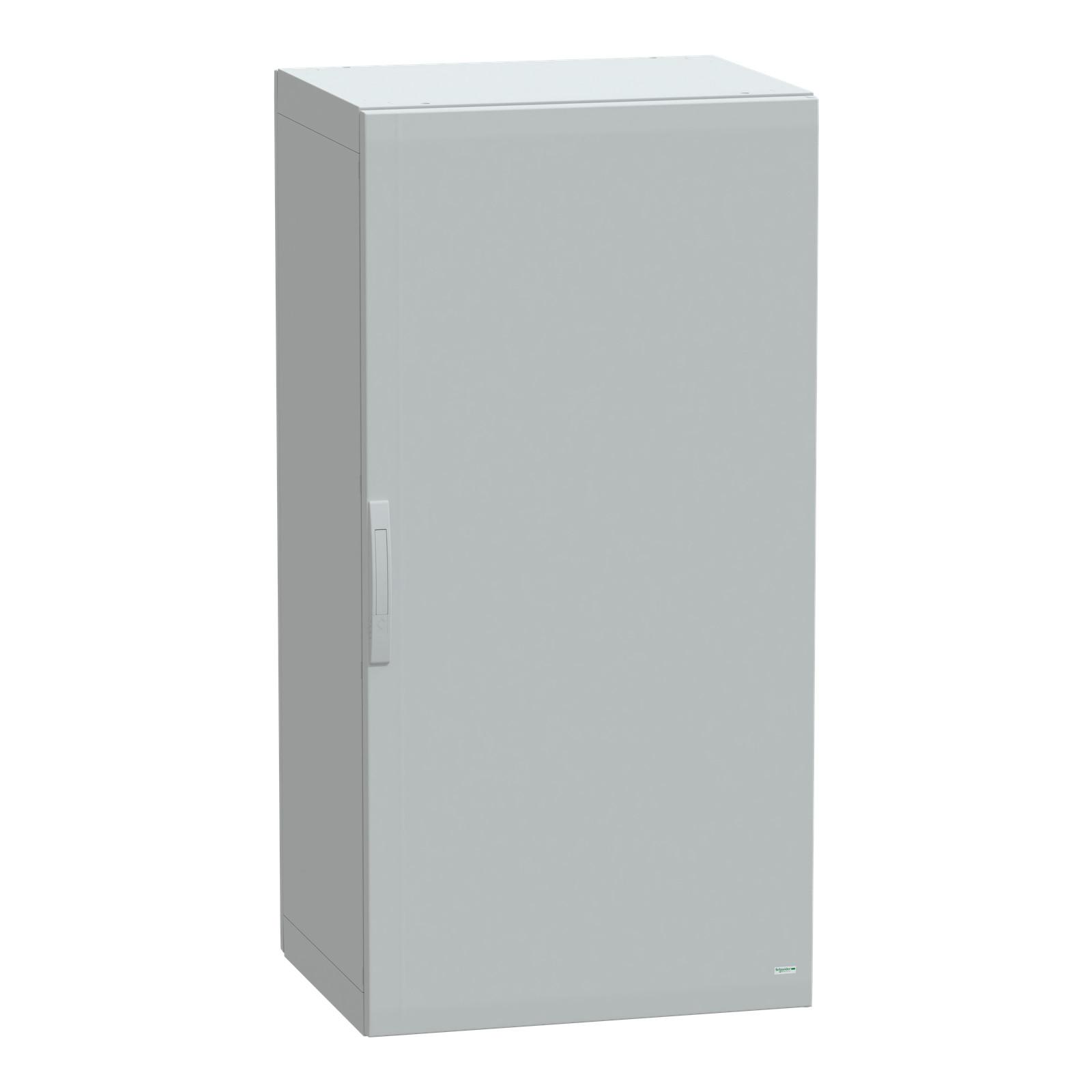Floor standing polyester enclosure, Thalassa PLA, plain door, completely sealed, 1500x750x620mm, IP65, IK10