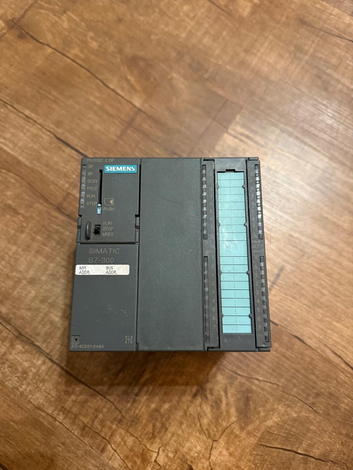 Simatic S7 CPU313C-2 Dp 6ES7 313-6CE01-0AB0 Très Bon État