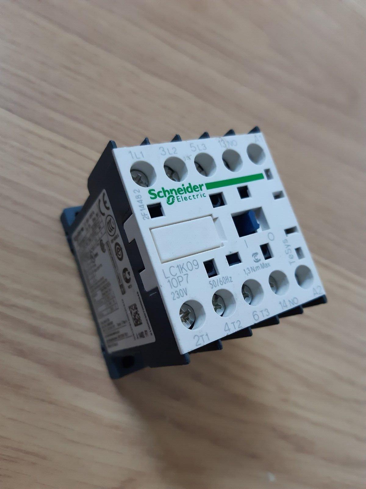 Contactor, TeSys K, 3P, AC-3, lt or eq to 440V 9A, 1 NO aux., 230VAC coil