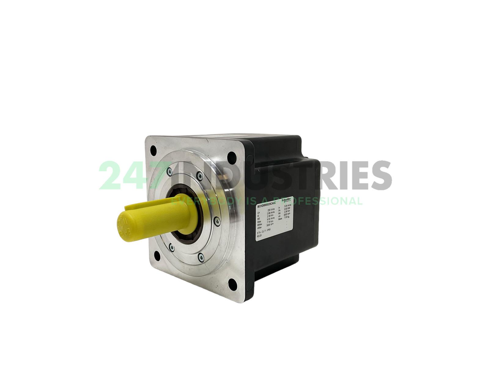 servo motor BCH, Lexium 28, 130mm, 500W, 6.63kg.cm², with oil seal, with key, straight connection
