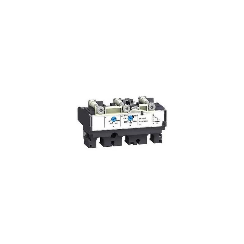 trip unit TM160D for ComPact NSX 160 circuit breakers, thermal magnetic, rating 160 A, 3 poles 3d