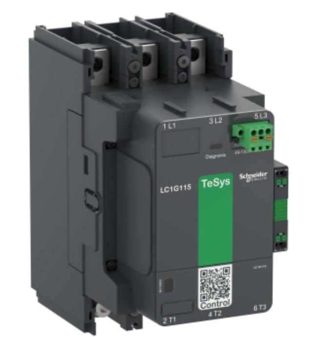 Contactor, high power, TeSys Giga, standard version, 3 pole/NO, AC-3 <=440V 225A, 100-250VAC/DC coil