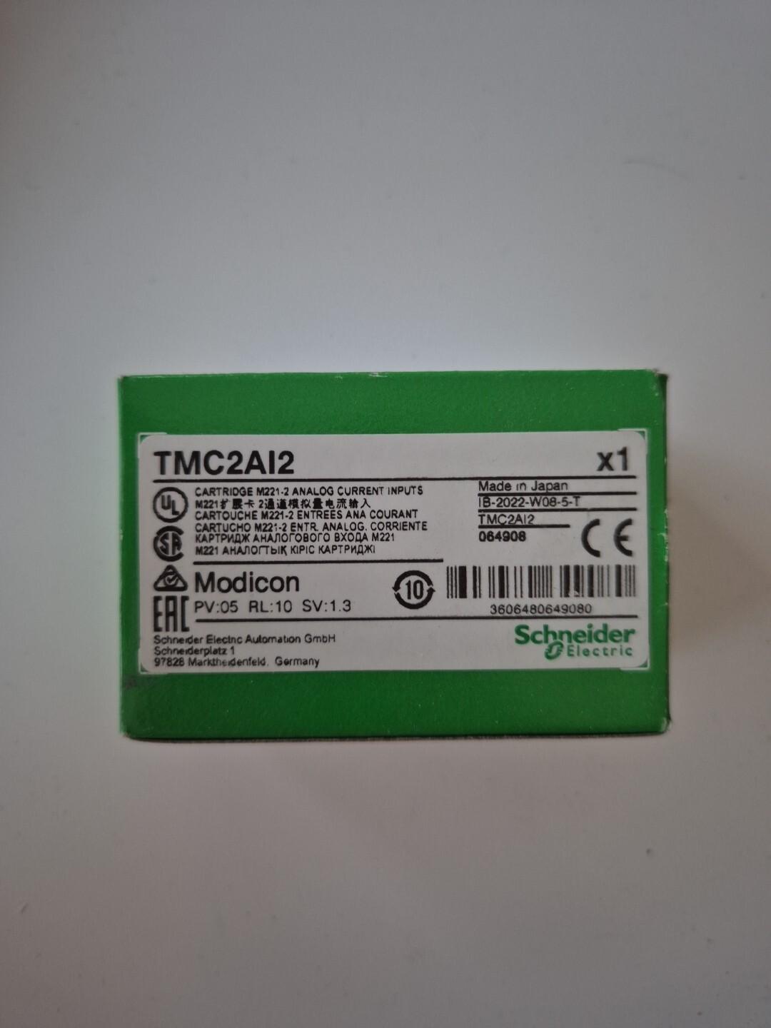 analogue input cartridge, Modicon M221, 2 analog inputs, IO extension