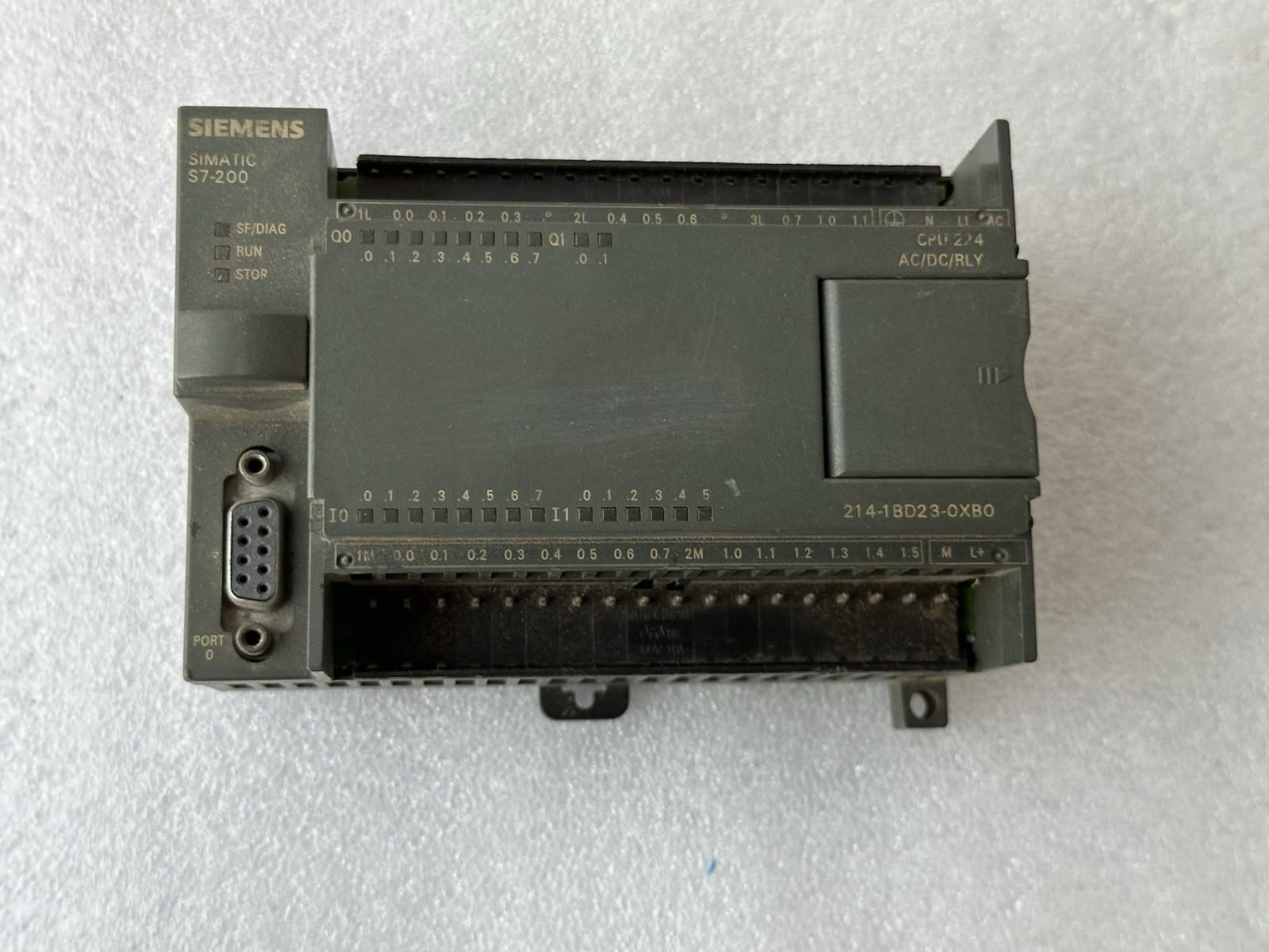 CPU 224, AC PS, 14DI DC/10DO Relay