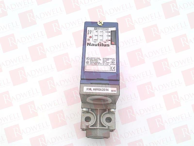 Electromechanical pressure sensor, Pressure sensors XM, switch XMLA 10 bar, fixed scale 1 threshold, 1 C/O