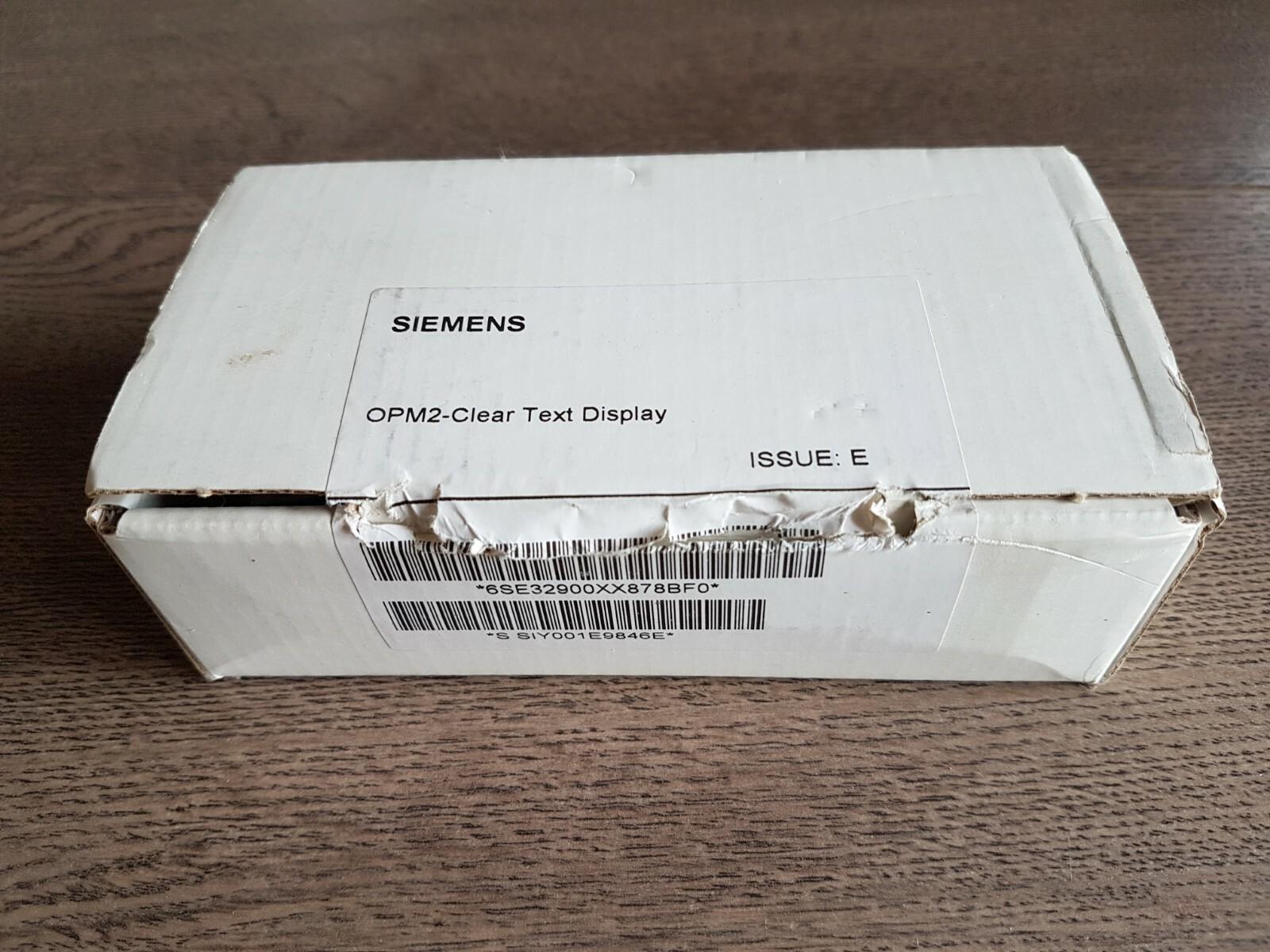 OPM2-Clear ext Display 6SE3 290 0XX87 8BF0 6SE32900XX878BF0