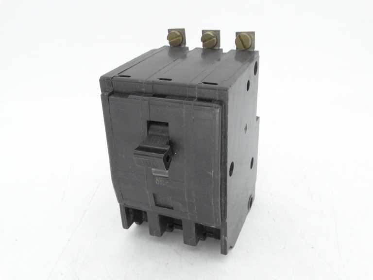 Mini circuit breaker, QO, 100A, 3 pole, 120/240VAC, 10kA, bolt on mount
