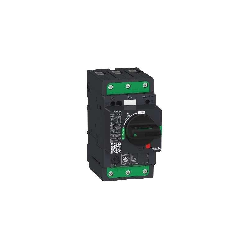 TeSys Deca Manual Starter and Protector, magnetic circuit protector, rotary handle, 25 A, EverLink BTR connectors