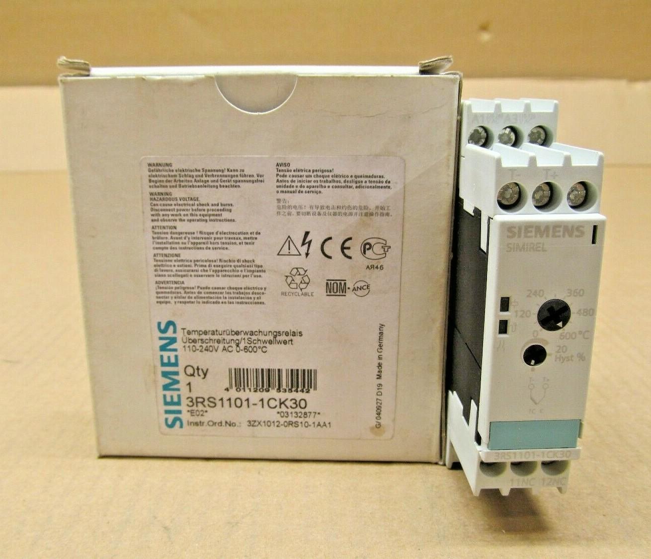 TMP MON REL, K T/C, 0-600, 120VAC, SC