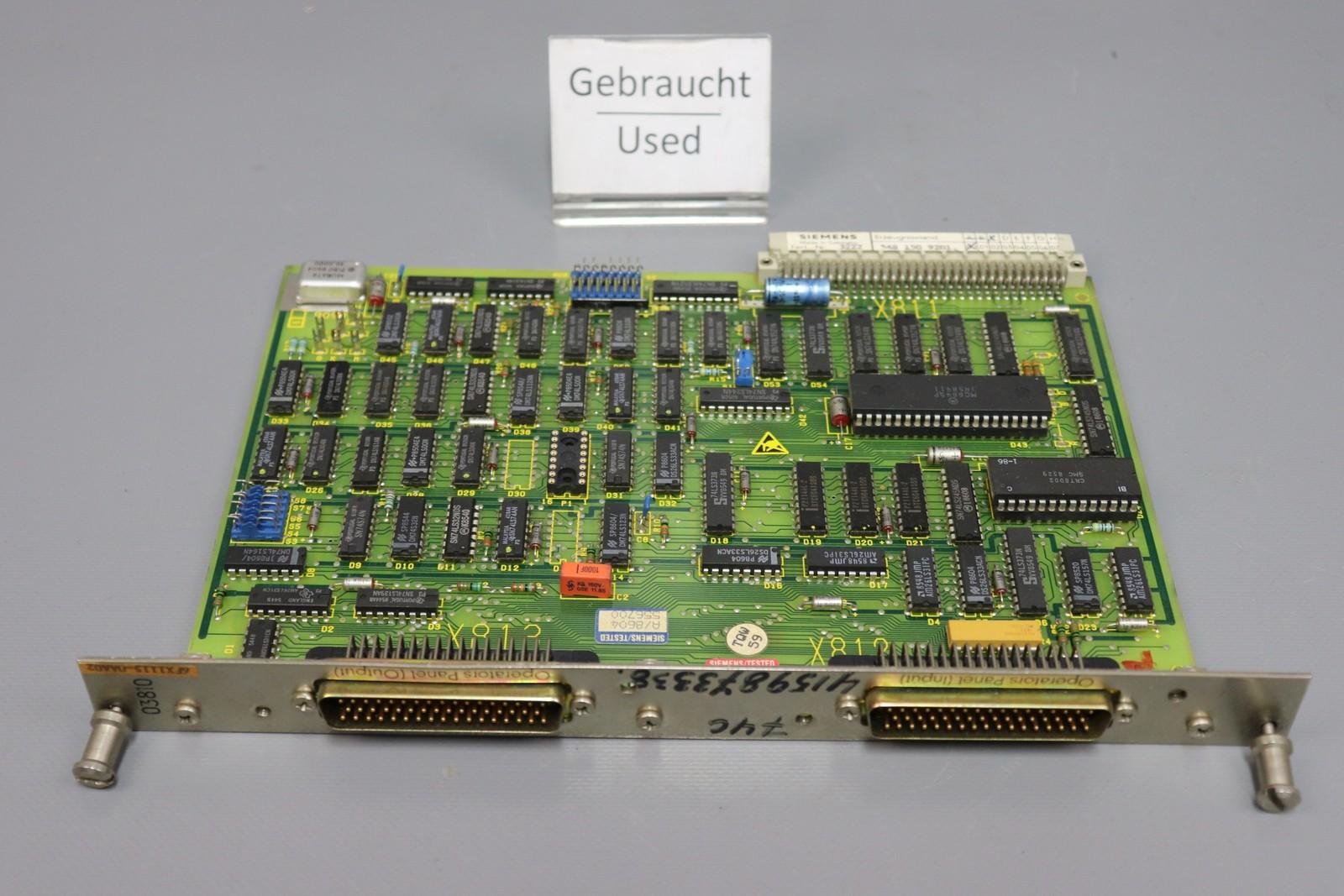 6FX1 115-0AA02 E-Stand 6FX1115-0AA02 Steuerbaugruppe Usé