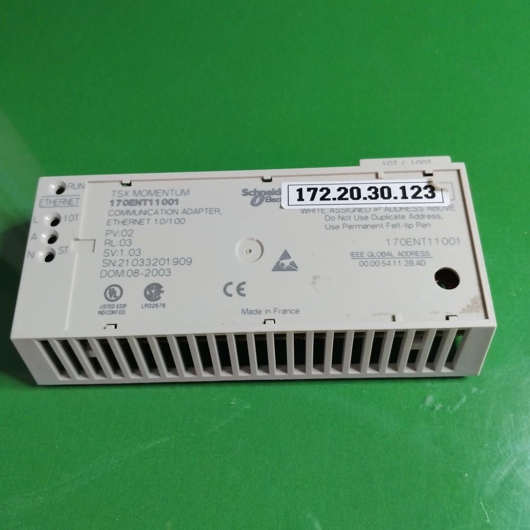 Modicon Momentum - Ethernet communication adaptor - 10/100 Mbit/s
