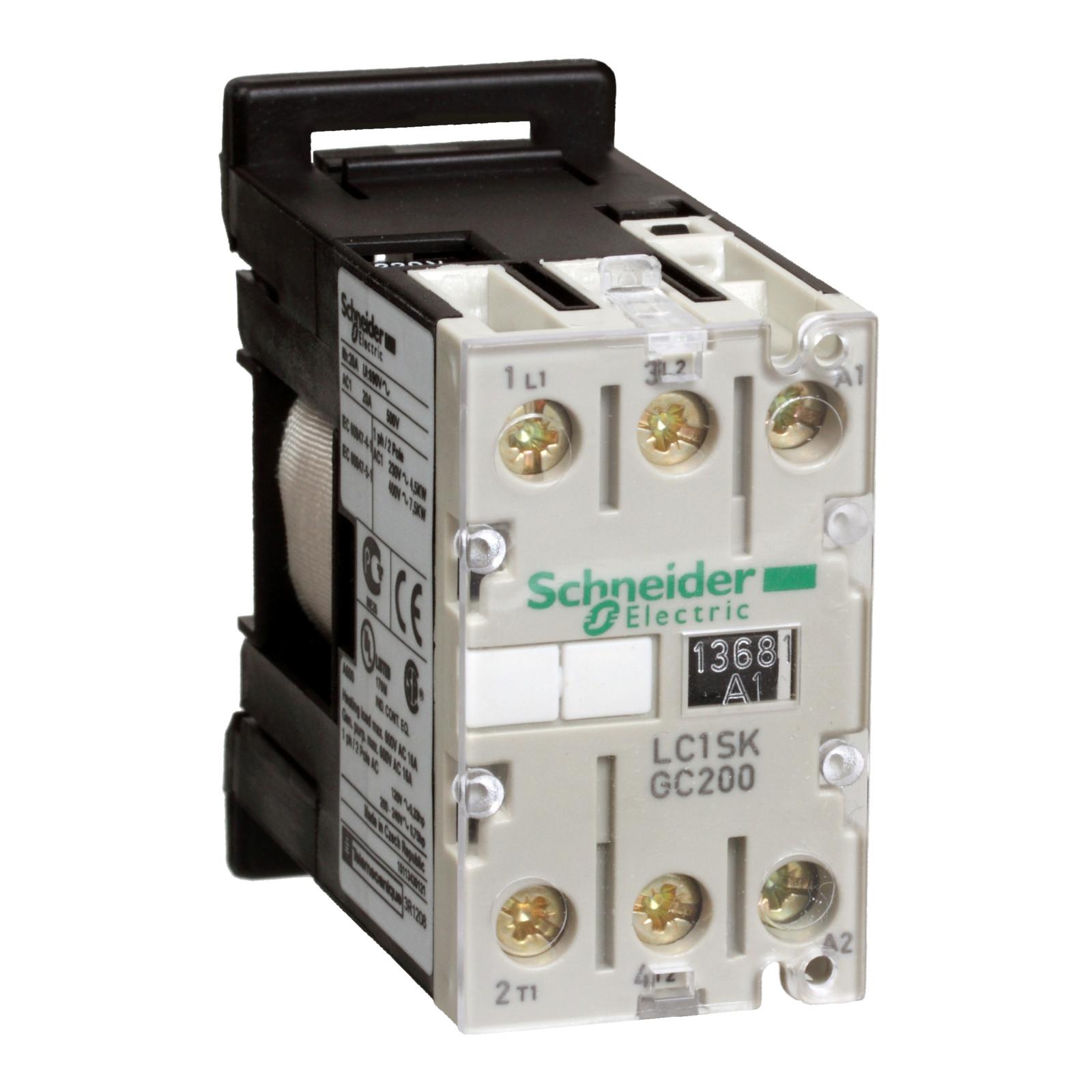 Mini contactor, TeSys SK, 2P(2NO), AC-3, 690V 5A, 230V AC coil