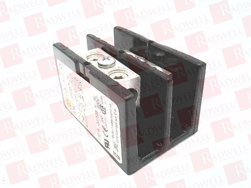 Power distribution block, Linergy, 2 pole, 1 line, 1 load, 175A Cu, 135A Al, 600V