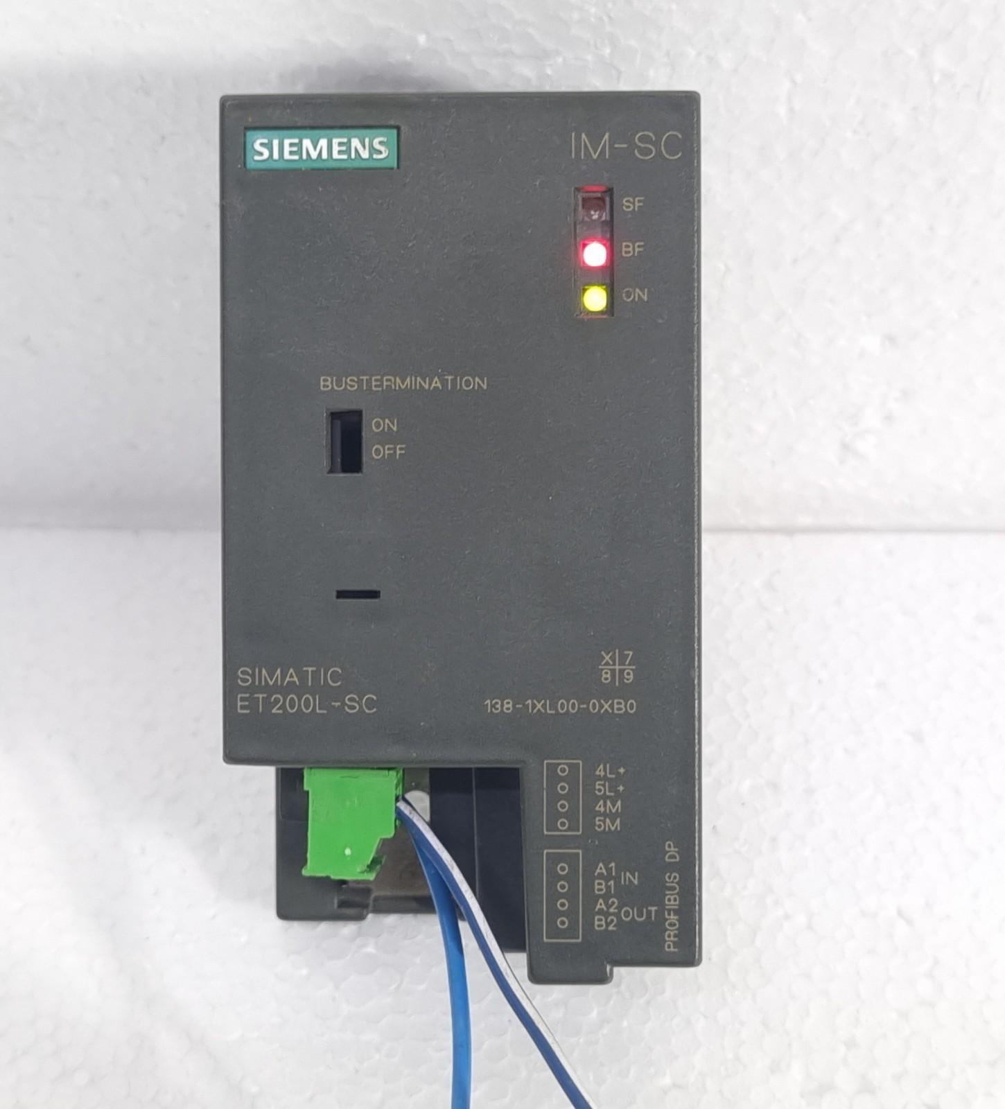Simatic S7 6ES7 138-1XL00-0XB0 Module Interface PROFIBUS-DP IM-SC