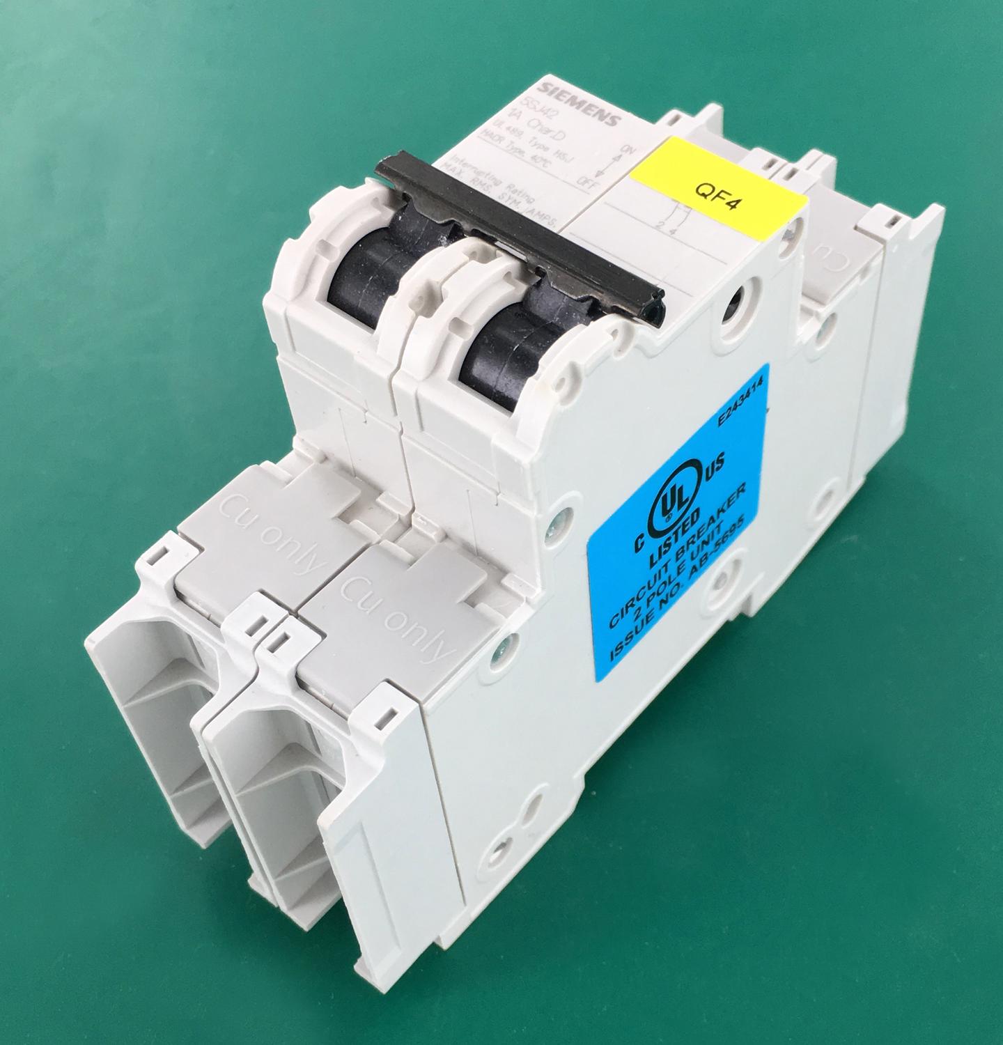 MCB 5SJ4 2P 240V 1A 14K D-TRIP