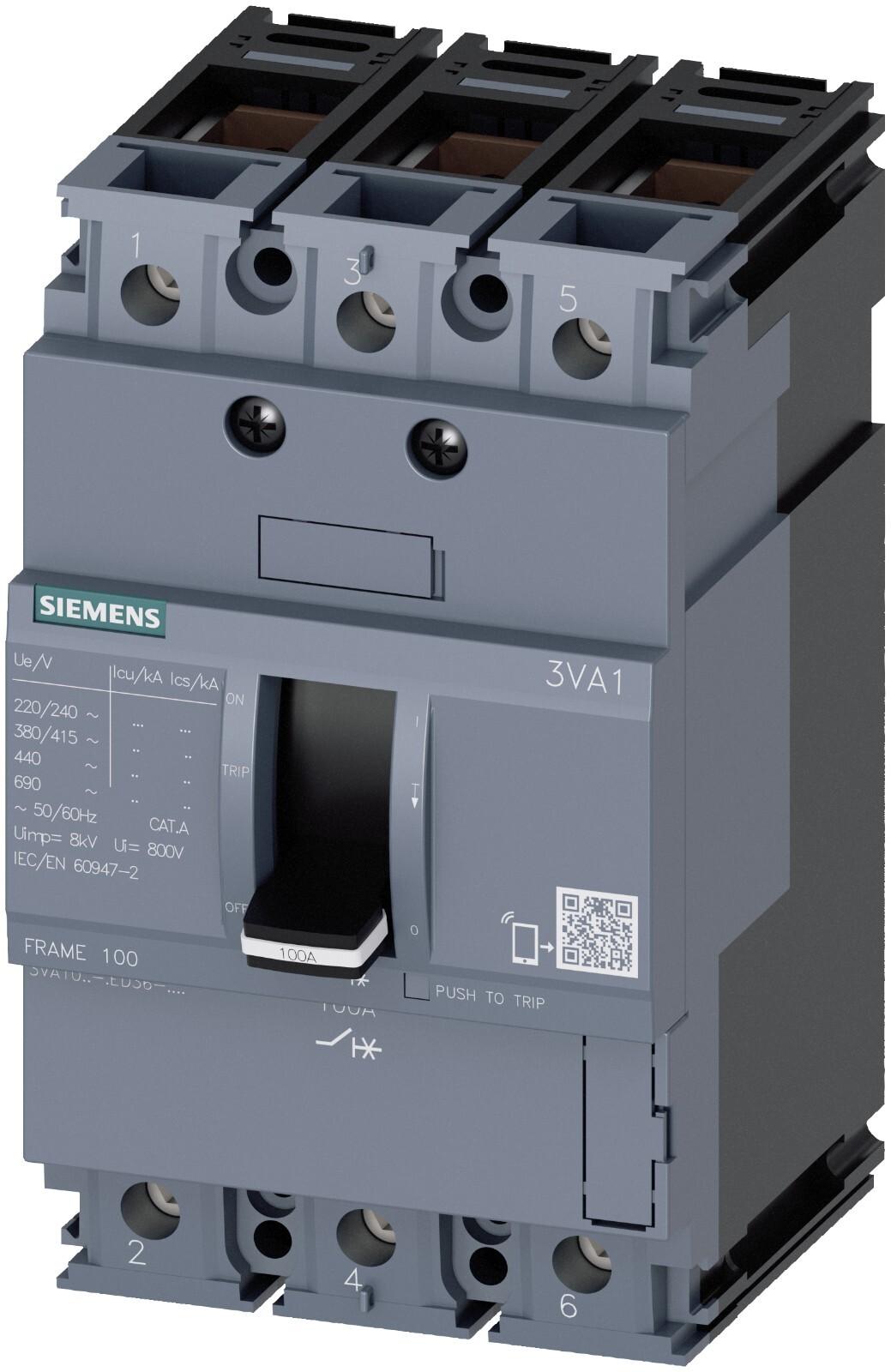 BRKR 3VA10 3P 32A 36KA FTFM BOX