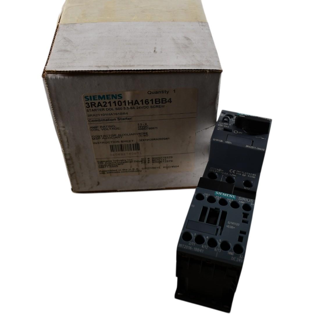 STARTER DOL S00 5.5-8A 24VDC SCREW