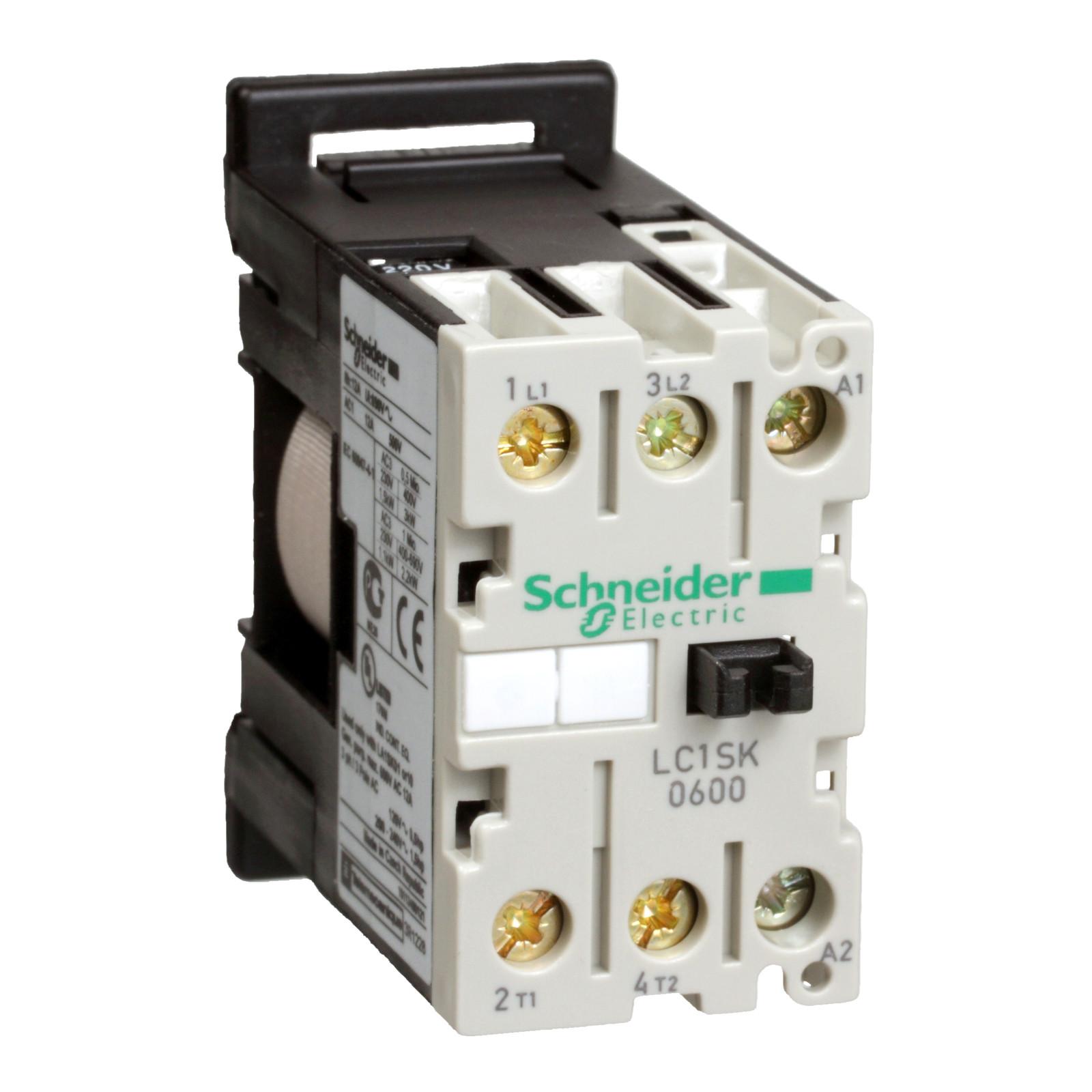 Mini contactor, TeSys SK, 2P(2NO), AC-3, 690V 6A, 240V AC coil