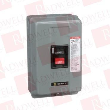 Manual starter, integral horsepower, NEMA M1P, 600VAC, 2 pole, 5HP at 230VAC, 1 phase, no indicator, NEMA 1
