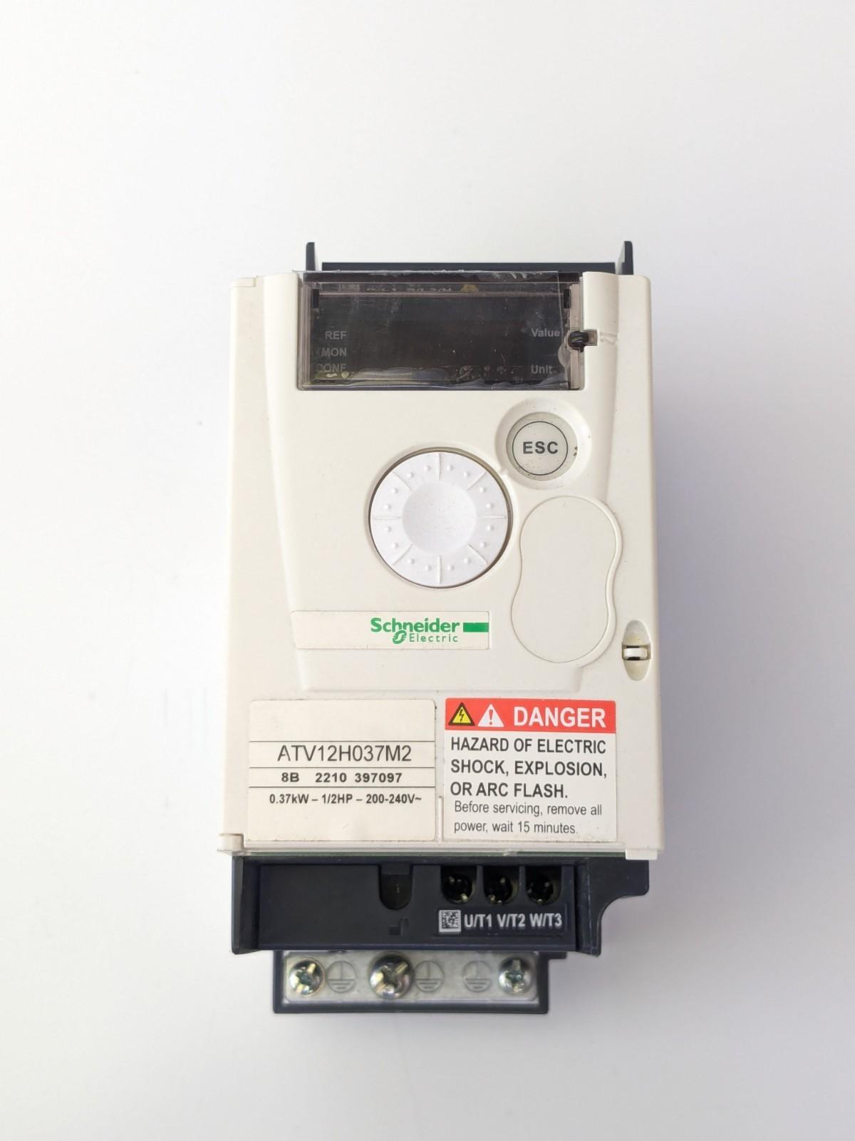variable speed drive, Altivar 12, 0.37kW, 0.55hp, 200 to 240V, 1 phase, with heat sink