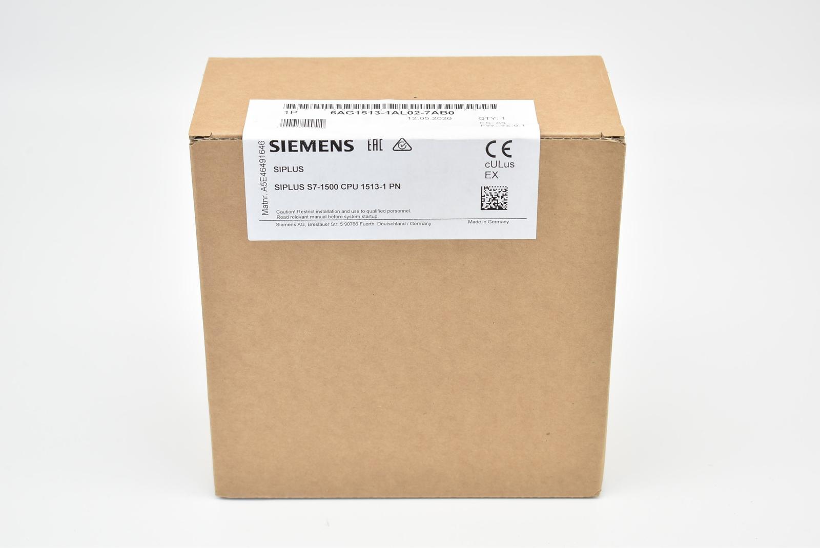 SIPLUS S7-1500 CPU 1513-1 PN