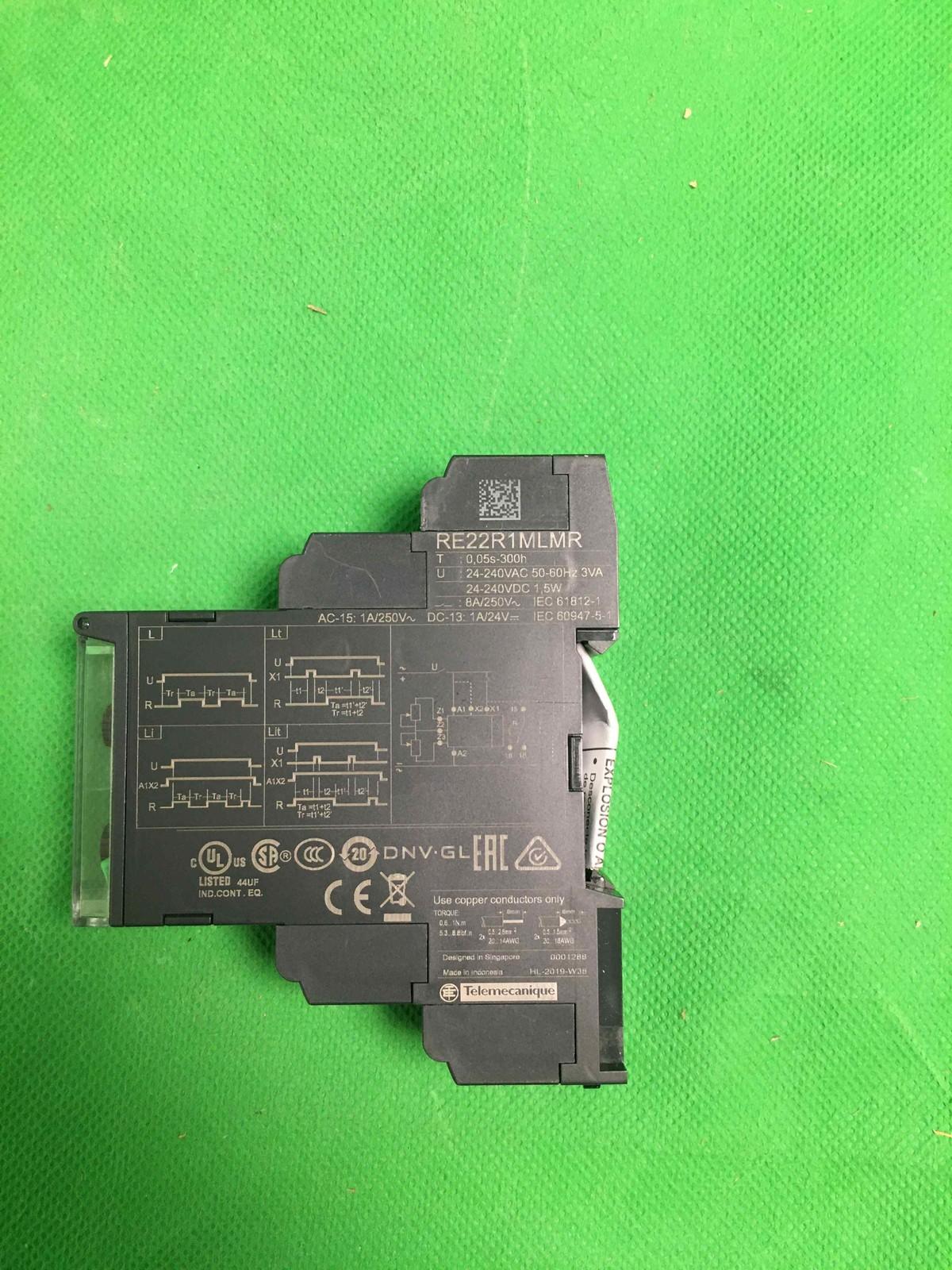 multifunction relay, Harmony Timer Relays, 8A, 1 CO, 0.05s…300h, asymmetrical flashing, 24...240V AC DC