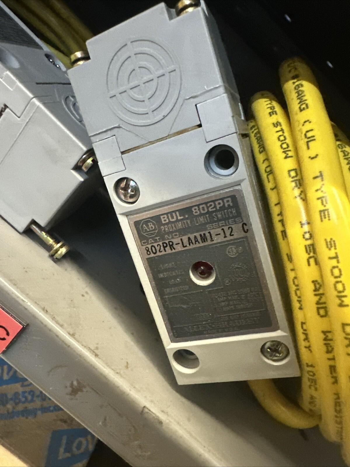 Proximity Sensor, 2-Wire AC High Output, 14mm Sensing Distance, Side Sensing, Shielded, N.O. Output, 12ft ToughLink Cable