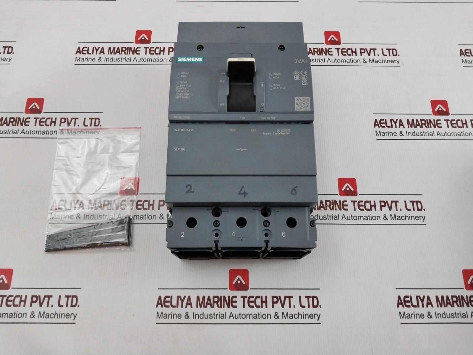 MCSW 3VA13 3P 400A NUT