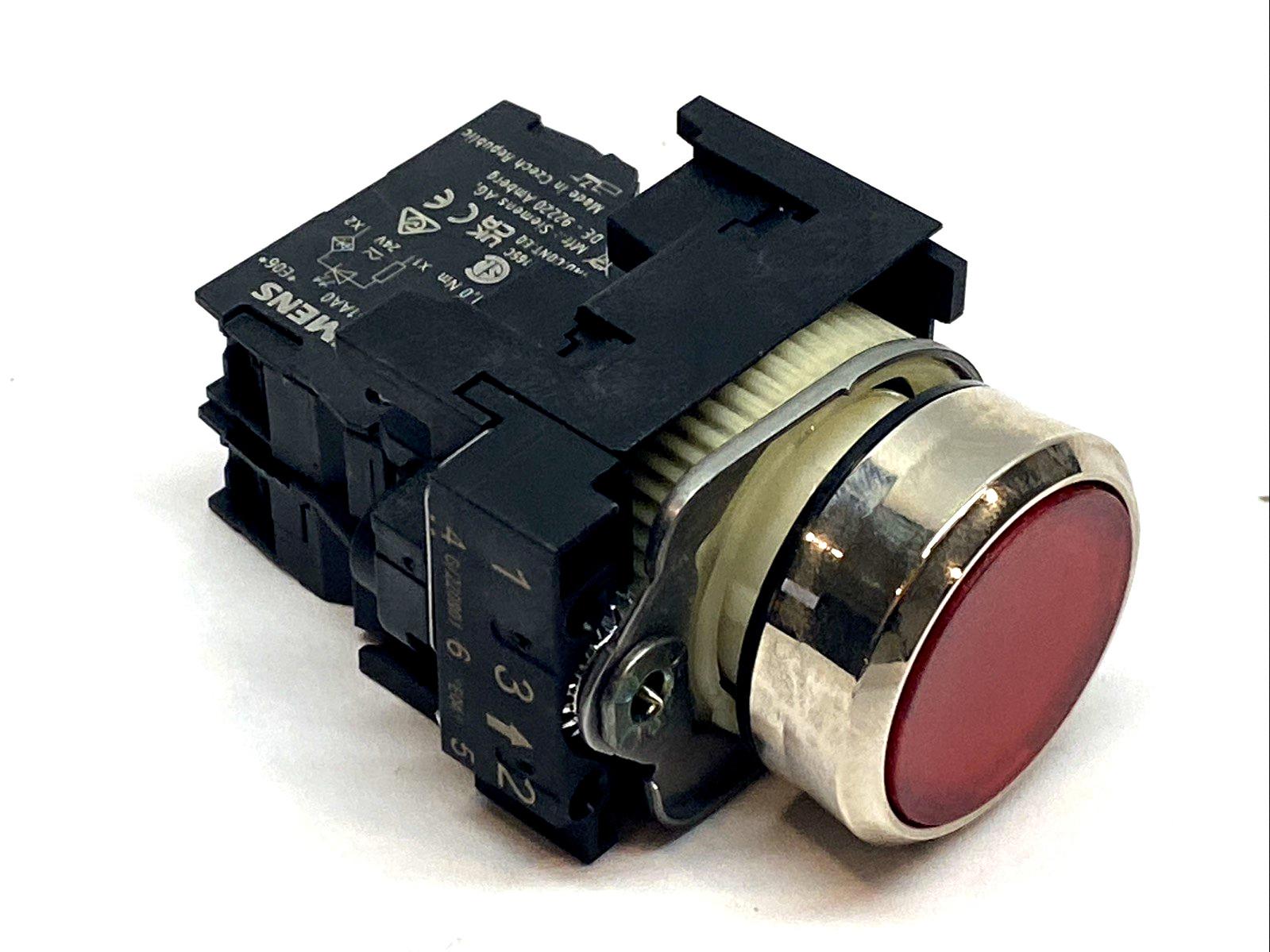 ILLUMINATED PUSHBUTTON. RED