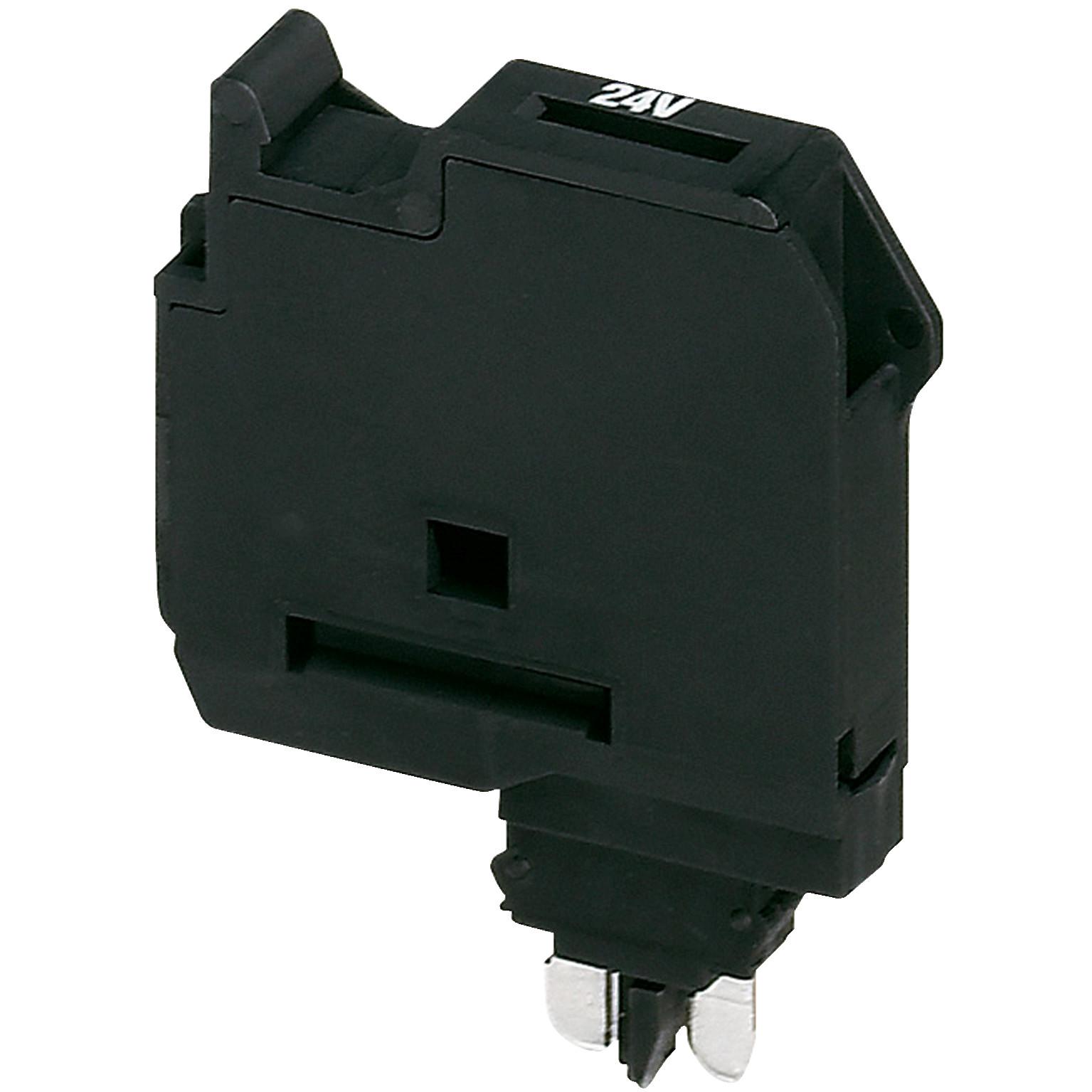 Component carrier, Linergy TR, for 5x20mm fuse, 6.2mm width, with 12 to 30V light indicator