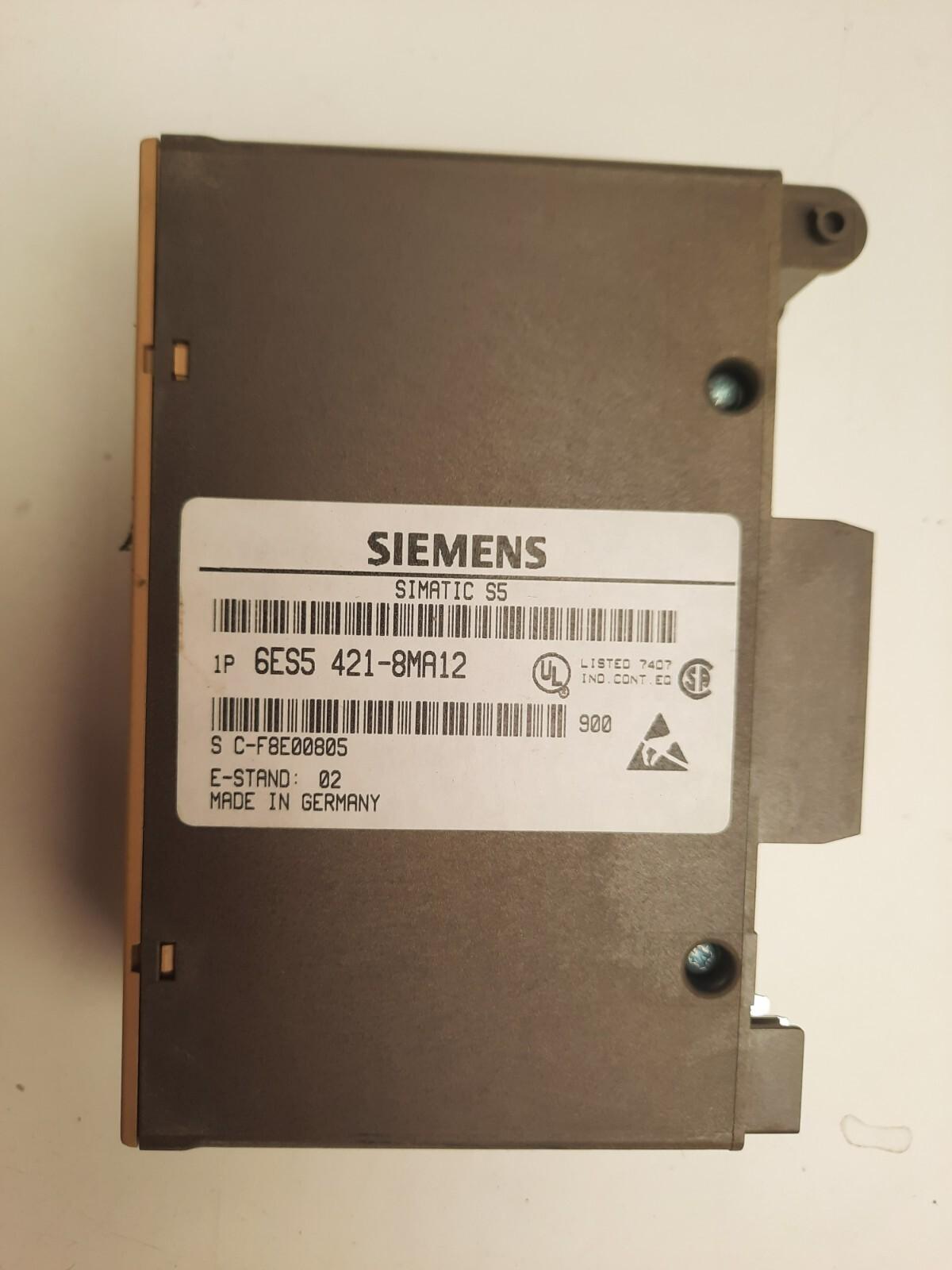 Entrée numérique 8x24 DC SIMATIC S5 6ES5 421-8MA12
