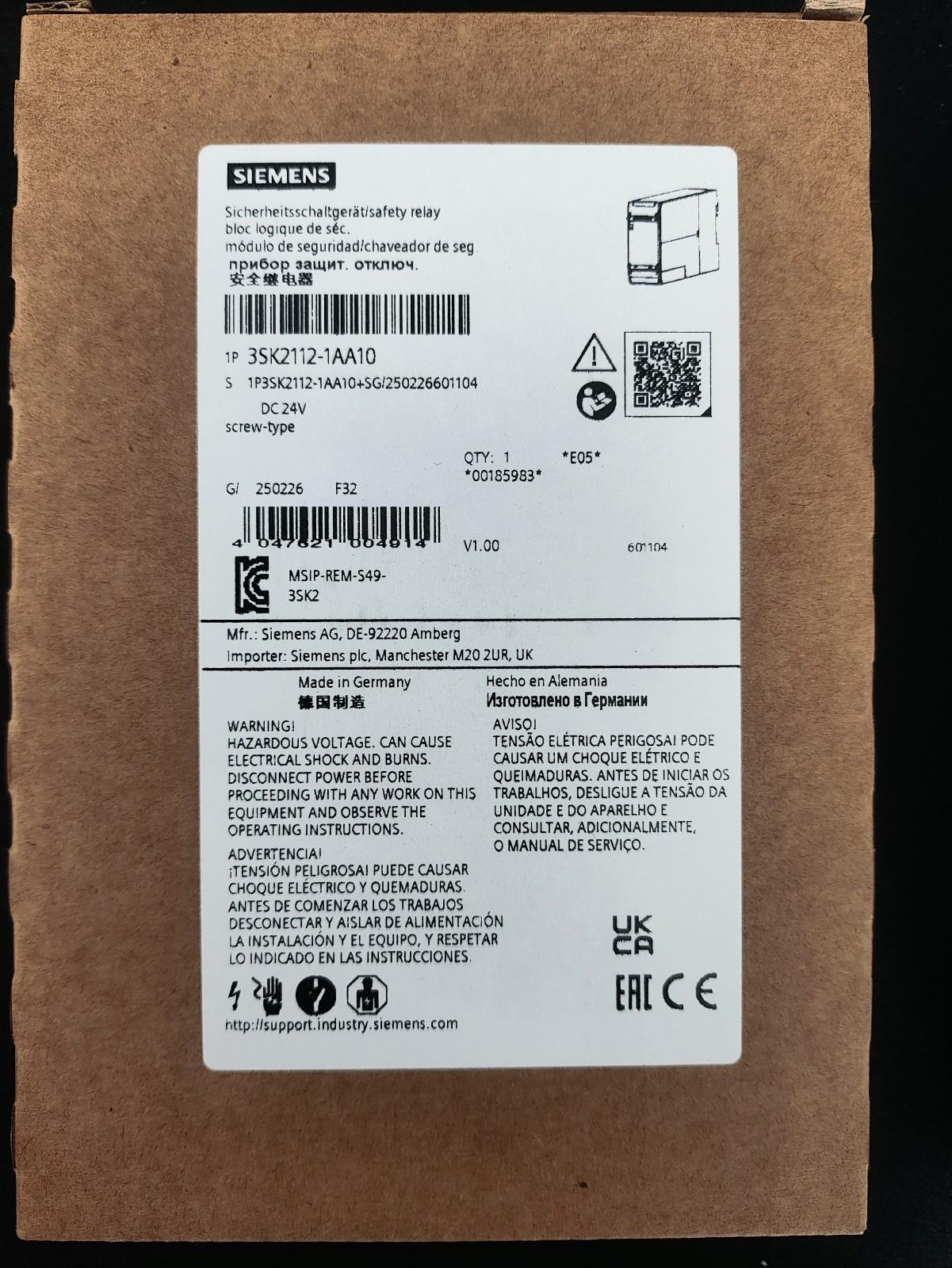 SAFETY RELAY, 10 F-DI, 2 F-DQ, 24VDC, SCREW