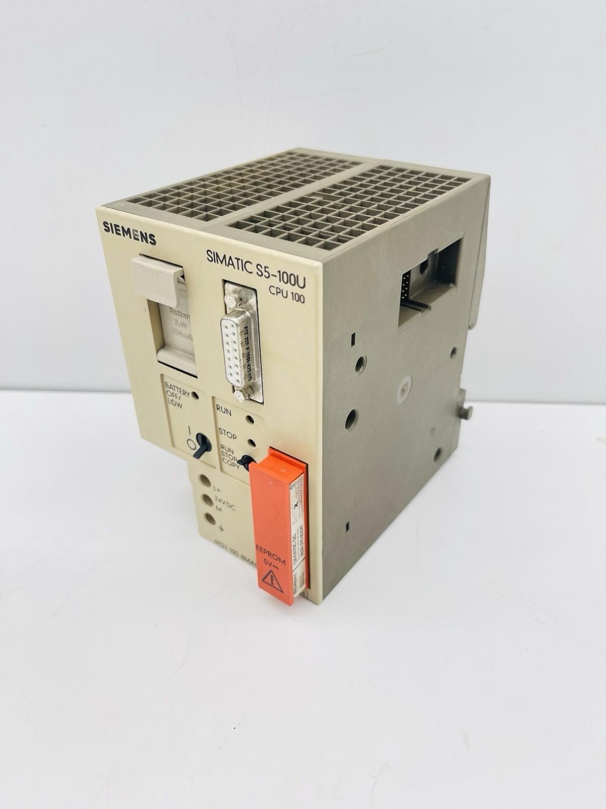 6ES5100-8MA02 Simatic S5-100U CPU 100 avec 6ES5375-0LC21