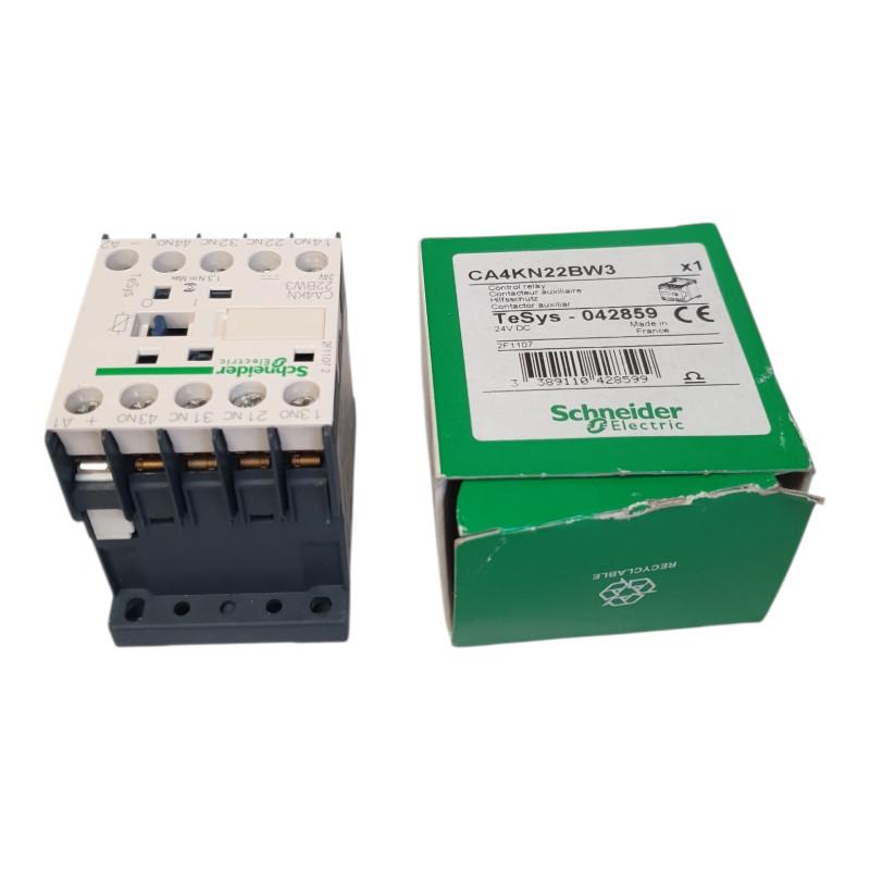 Control relay, TeSys K, 2 NO + 2 NC, lt or eq to 690V, 24VDC low consumption coil