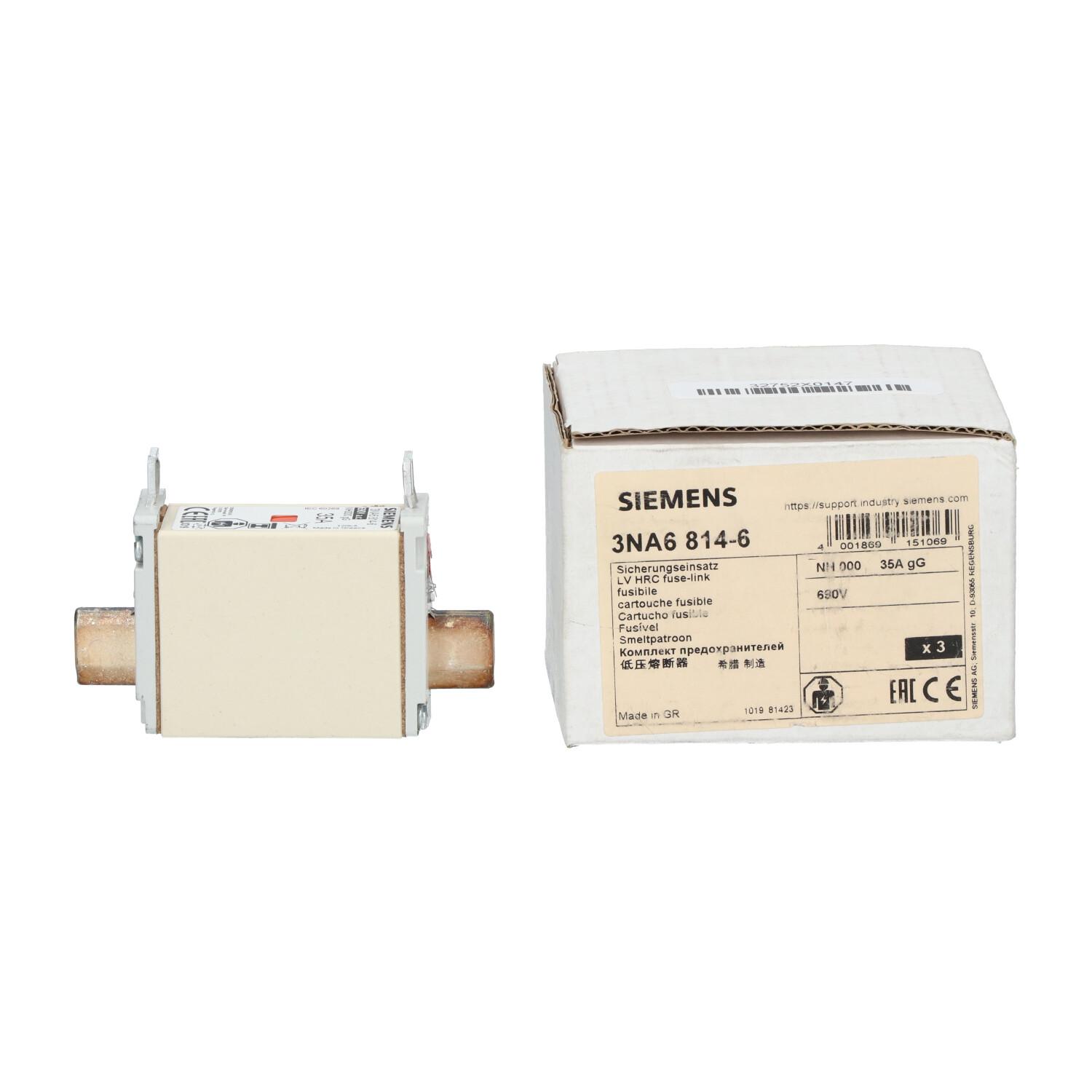 FUSE, LV HRC, 35A, 500V PKG QTY 9