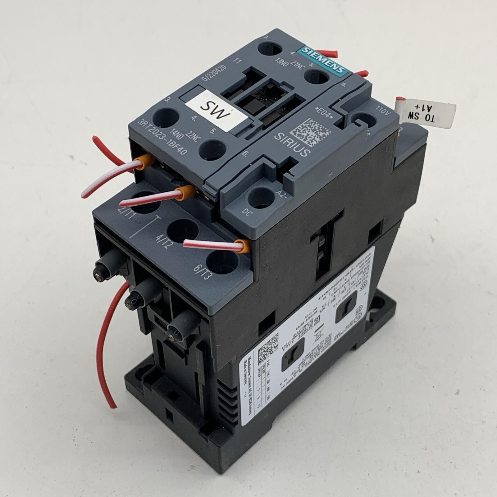 CONTACTOR S0 9A 110VDC 1NO/1NC SCRW