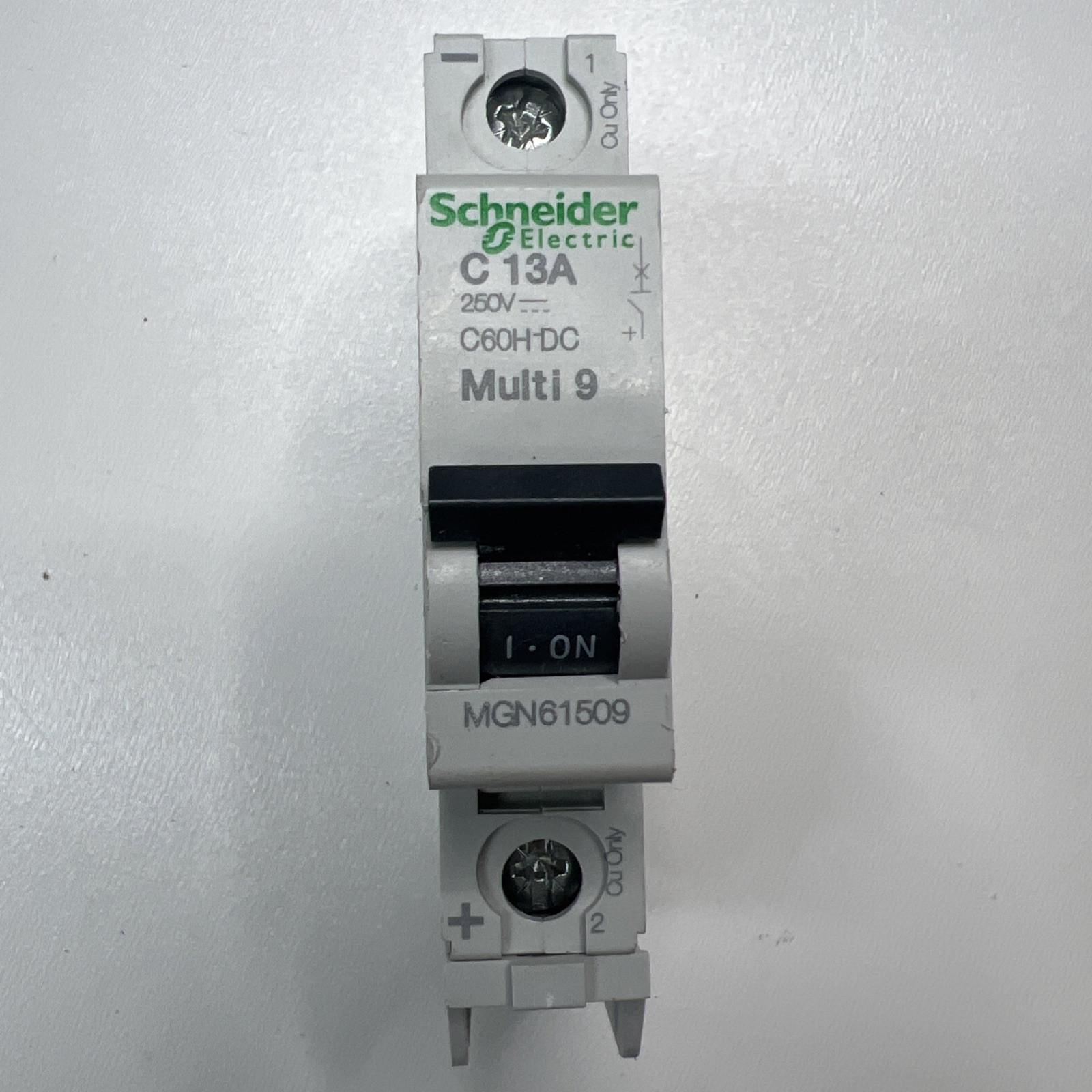 Multi9 - C60H-DC - MCB - 1P - 13 A - C Curve - 250 V - 5 kA