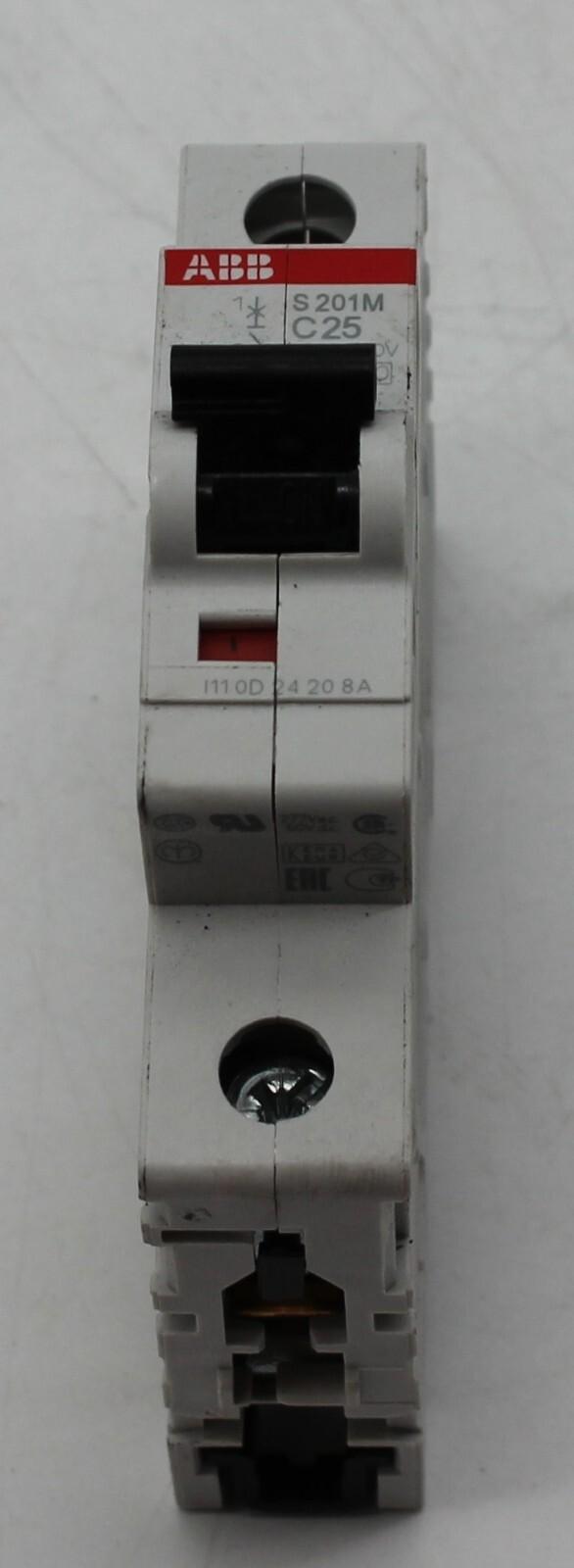 S201M-C25 Miniature Circuit Breaker - 1P - C - 25 A