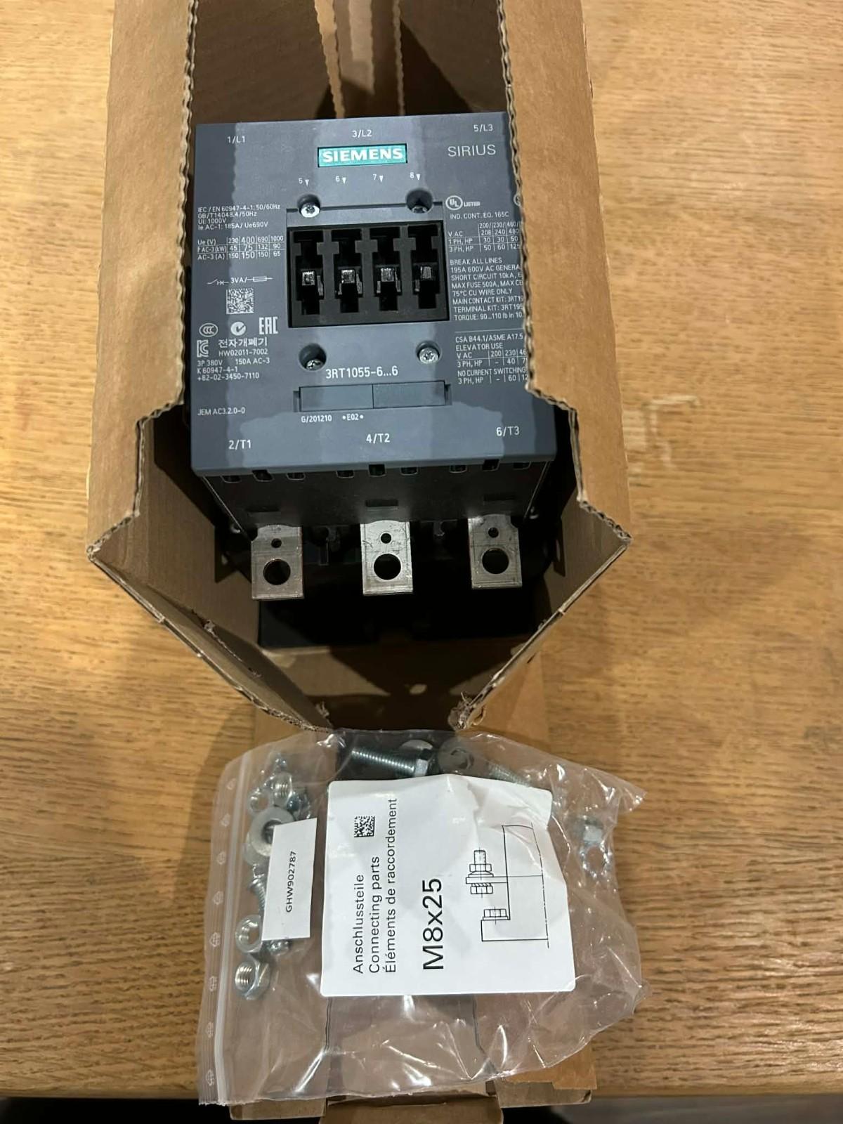 CONTACTOR S6 150A 42-48VUC 3P BAR