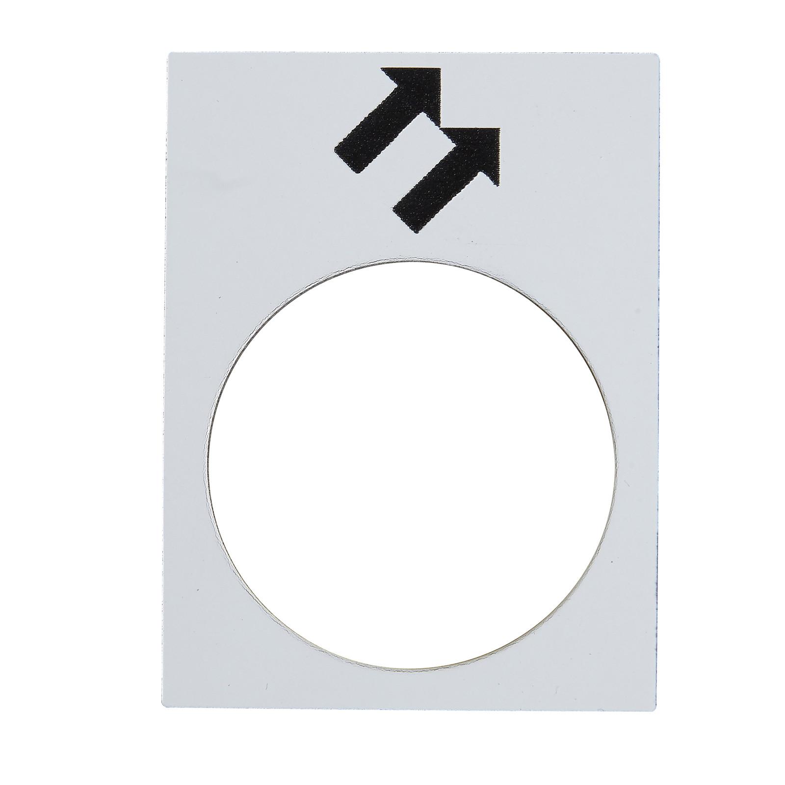 ZB2BY4964 ETIQUETTE 30 40 MM BLAN