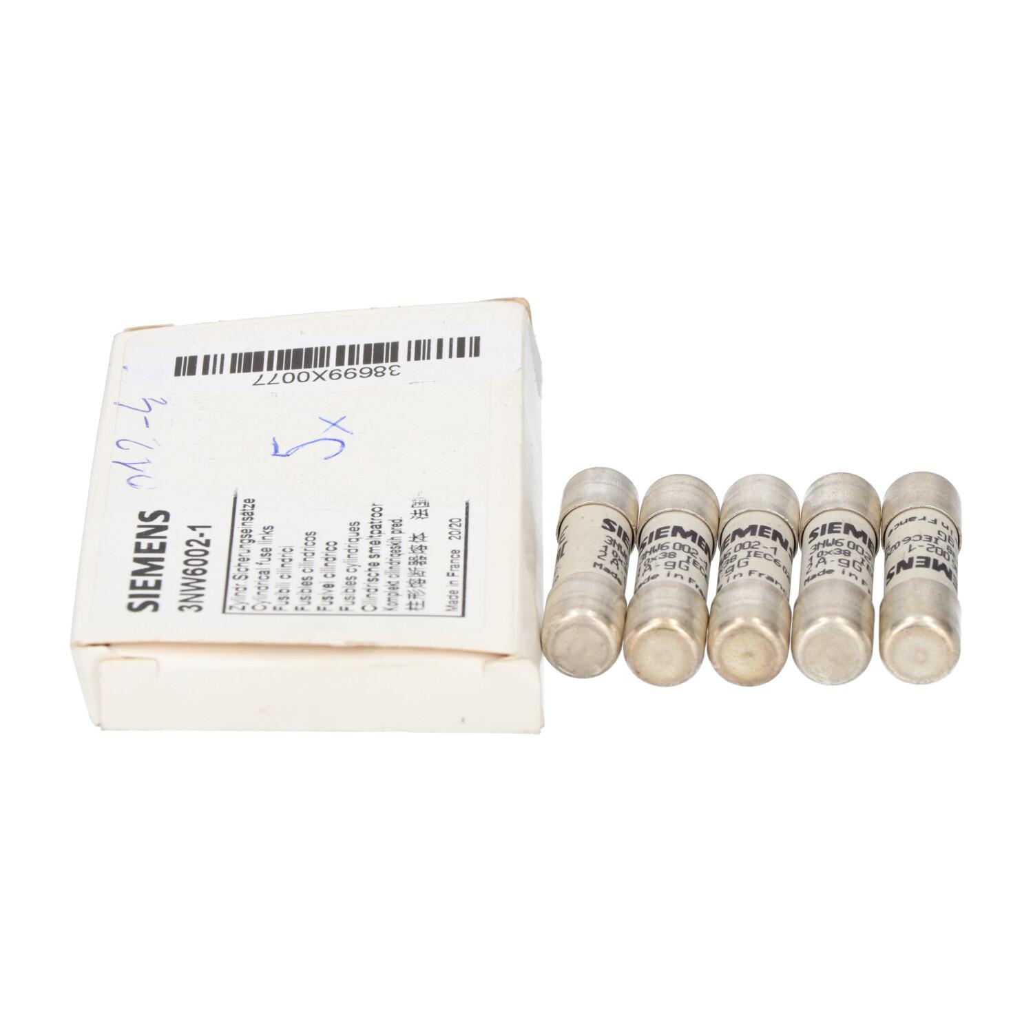 CYLINDRICAL FUSE LINK, 2A, 10 X 38 mm