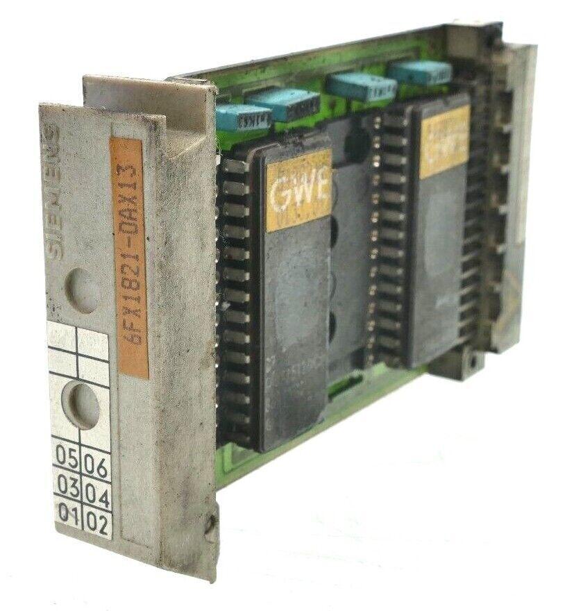 SINUMERIK RAM Module 6FX1821-0AX13 6FX1 821-0AX13